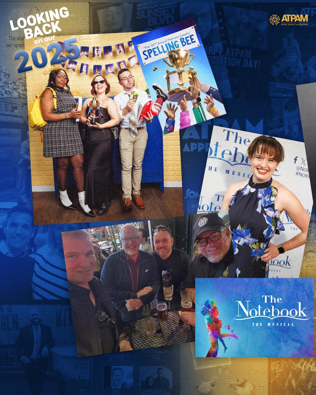 This year has been marked by the dedication and hard work of our members, whether in the theatre, behind the scenes, or at ATPAM events.
From an unforgettable spring to a powerful fall, we’re so grateful for every moment shared and for every member who showed up and made this community what it is.
Hoping your holiday season is filled with rest, joy, and time with the people and moments you love most. See you in 2026.