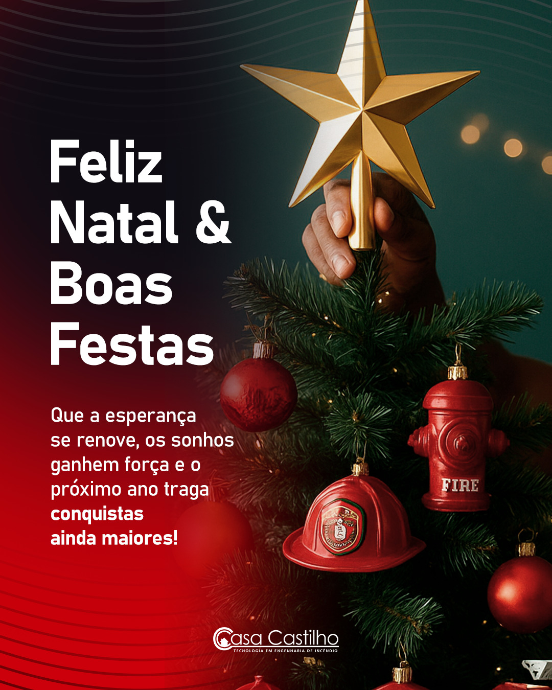Neste fim de ano, queremos além de celebrar, agradecer.
Agradecer pela confiança, parcerias construídas, desafios que enfrentamos lado a lado e por cada conquista que reforçou o nosso propósito. Que este Natal seja iluminado por esperança, acolhimento e momentos de conexão verdadeira.
De toda a nossa equipe, Feliz Natal e Boas Festas! 🎄✨