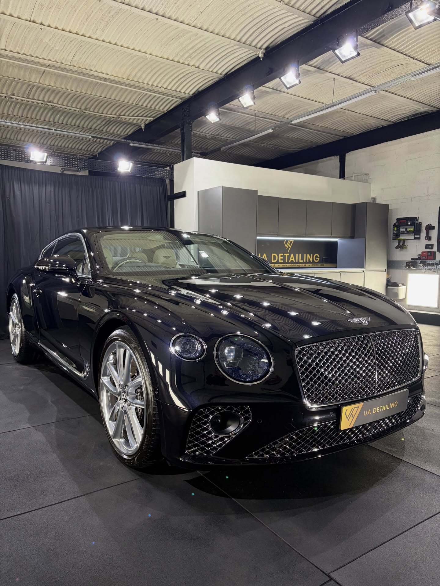 Bentley Continental GT ๐ฌ๐ง
We recently had the pleasure of detailing one of the lowest mileage Bentleyโs in the country. Our good client purchased this beautiful sought after example with only 3,000 miles on it. From 2019 it had every main dealer stamp in the service book. With his very keen eye for detail, the customer searched high and low for years to find the one that ticked his boxes.
Although the car was in very good condition, the owner brought it to us to get the absolute best finish we possibly could and bring it up to his high standard. There werenโt many swirls in the paintwork at all, it was a bit lack lustre in areas where the appearance of factory induced sanding marks were letting the finish down, along with some random isolated deeper scratches. We machine polished and levelled out the paintwork panel by panel, edge to edge where most of the sanding marks were. A through 2 stage machine polish, one to do the heavy cutting of defects and the other bringing out the depth of gloss and clarity. The paintwork was now glowing along with the stunning polished rims. The wheels were removed, cleaned thoroughly back to front, carefully removing tar deposits and old wheel weight residue. The brake calipers were also meticulously cleaned and both the wheels and callipers were subsequently ceramic coated to provide protection to the surfaces. We also polished and protected the gloss black centre caps to make them look as good as new.
Once the paintwork was corrected, we panel wiped the surface twice to ensure the ceramic coating bonds and adheres to the paint properly. A thick layer of @absolutewax ballistic ceramic coating was applied to lock in our hard work and protect the car from the elements, keeping it glossy for years to come. The exterior glass was also protected with a durable rain repellent coating. Many hours were spent hand polishing the chrome front grills to remove years of chemical staining, improving their brightness and make them shine like the rest of the car.
#bentleycontinentalgt #detailingaddicts #detailersofig #renfrew #glasgow