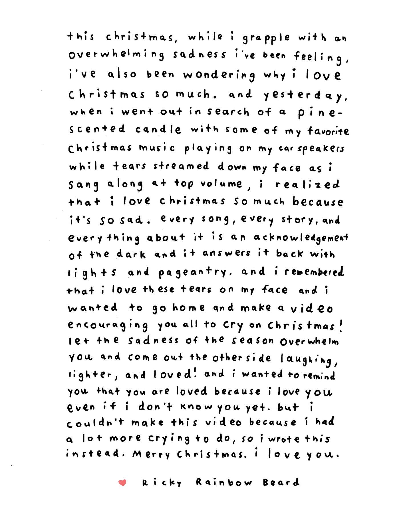 Merry Christmas🎄🎁 I love you so much 🥹💖