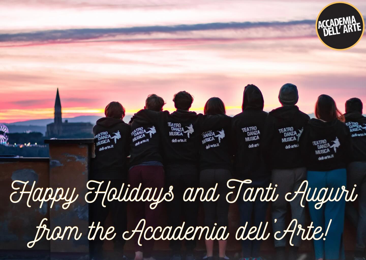 Happy Holidays from the Accademia dell’Arte ✨
#accademiadellarte #arezzocittadinatale #studentlife #studyabroad #performingarts