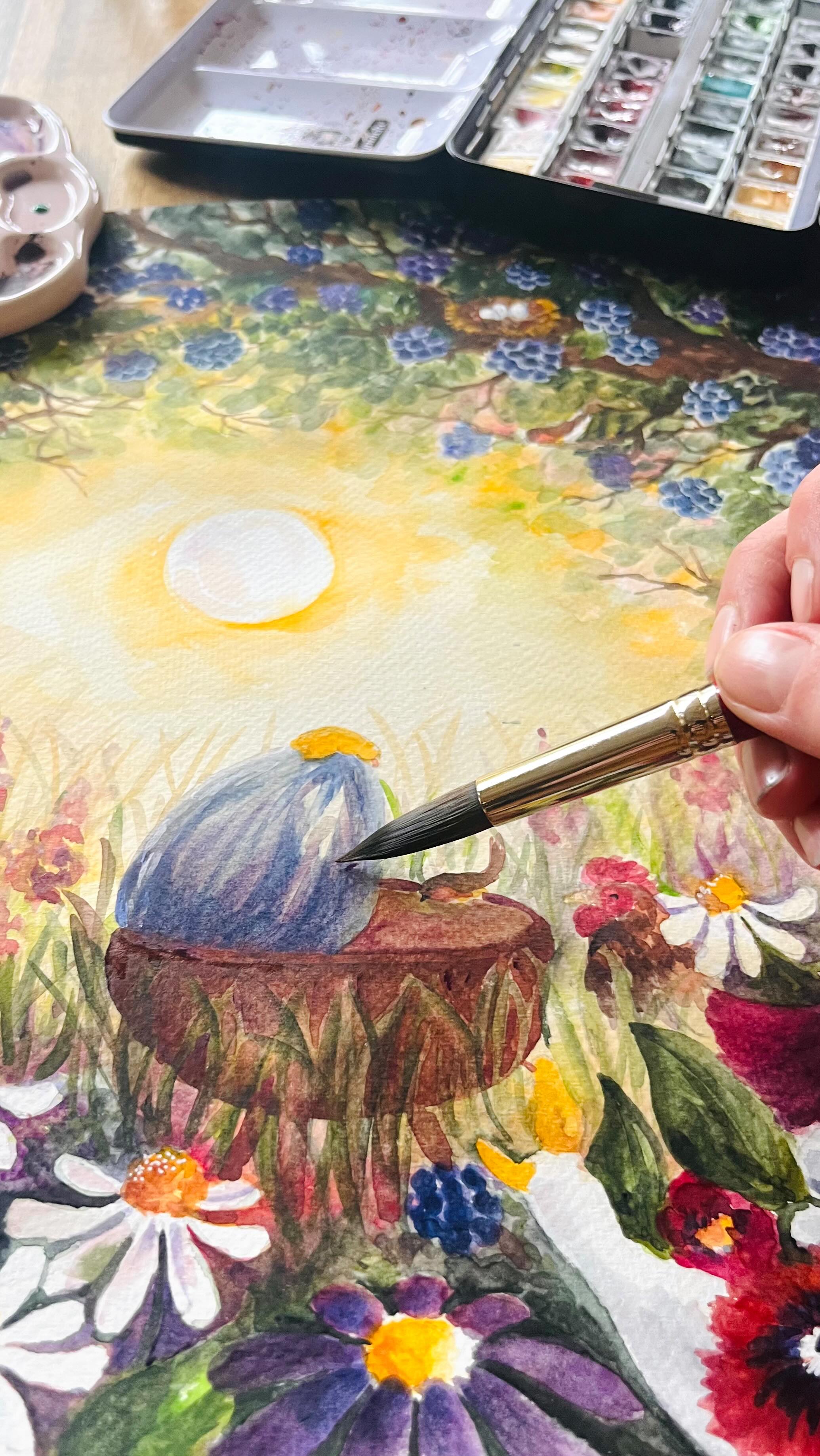 💕Nieuwe collectie💕
Hij komt eraan, de nieuwe collectie😍 “the joys of spring”, een collectie over de kleine en grote geluksmomenten die het voorjaar met zich meebrengt. De bloeiende bloemen de heerlijke warmer wordende zon. De dieren in het gras en en het nieuwe leven.
I can’t wait💜
#romyillustrations #romyillustrationsstationary #aquarelle