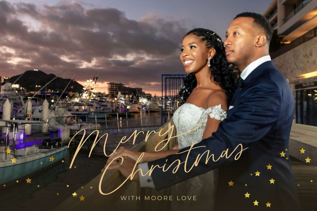 Grateful for God’s faithfulness, the gift of partnership, and the life and community we’re building together — blessed to know the best is yet to come.
Merry Christmas 🎄 — with Moore love 🖤✨