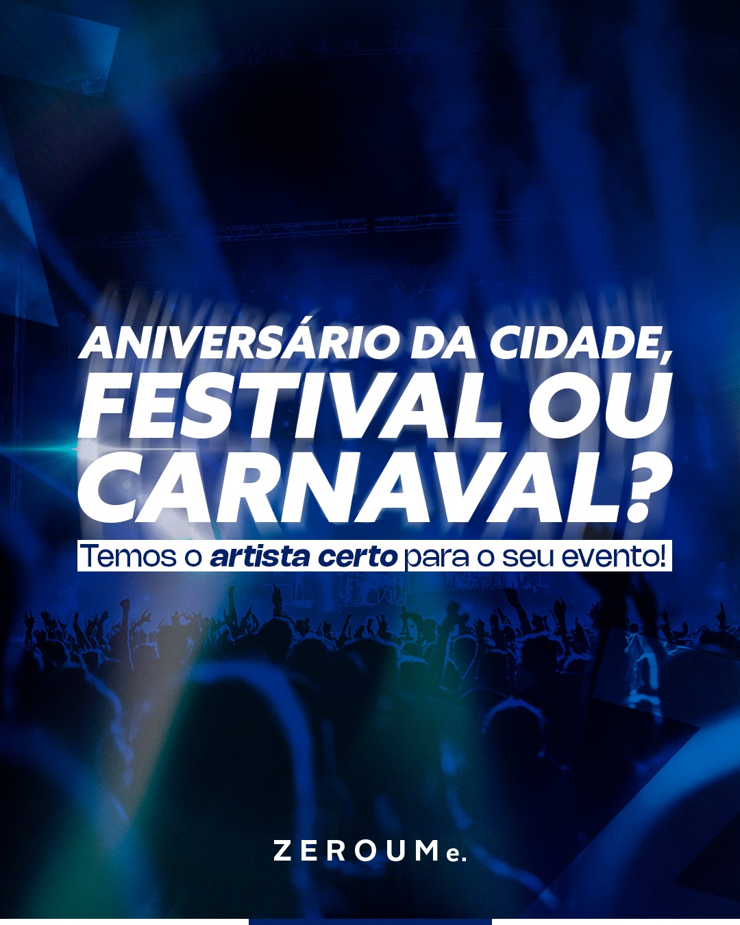 O calendário de eventos da ZEROUMe. não para!
Prefeituras e produtores de todo o Brasil já estão organizando suas agendas para as comemorações de 2026.
E você, tá esperando o quê? Da negociação ao pós-evento, a ZEROUMe. tem tudo o que você precisa para transformar qualquer ocasião em um verdadeiro espetáculo.
Entre em contato e confira!
contato@01e.com.br
#01e #zeroume #agenciamentodeshows #vendadeshows #eventos #shows #eventocorporativo #eventosocial #carnaval #festival