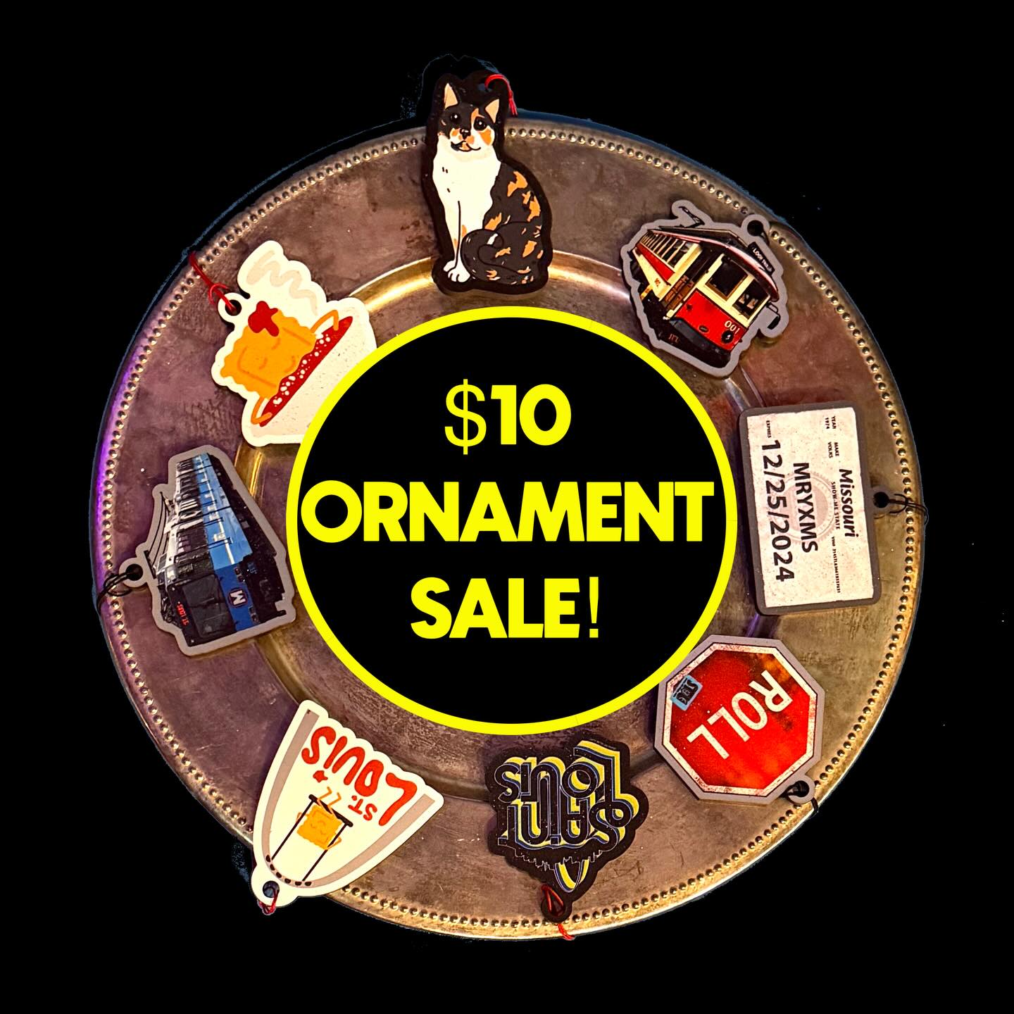 We don't have too many full-color ornaments left, but what we have is marked down to only $10!! We're open till 5:00 today!