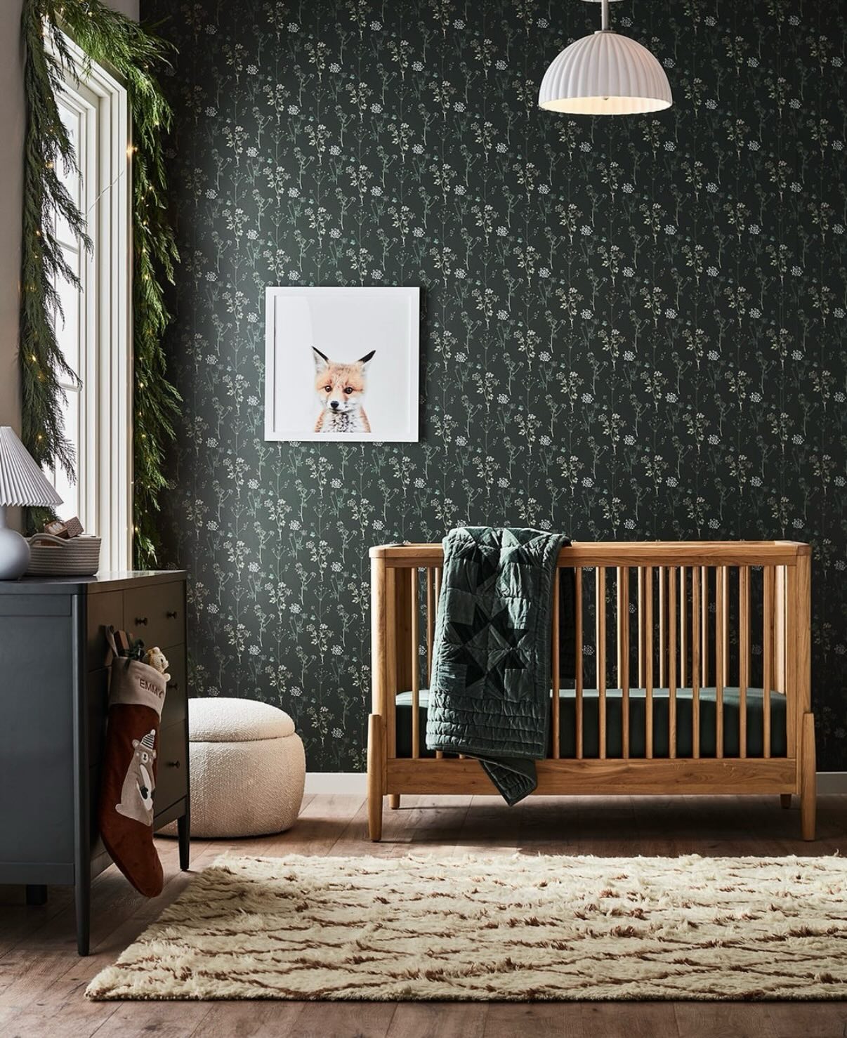 Christmas magic is in the little things - soft lights, warm blankets, and a baby fox watching over sweet dreams.✨🦊🎄