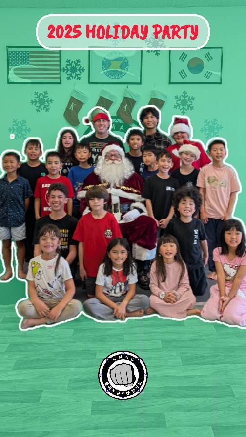 Another amazing KMAC Holiday Party!
Thank you to everyone who continues to support KMAC and believes in our dojang. We are especially grateful for our incredible families and amazing students, you are the reason we do what we do every day.
Seeing the joy, laughter and bonding reminded us how special this team truly is. And of course, a very special shoutout to Santa for stopping by and making the day extra magical for our students!
Happy Holidays from KMAC!
#holidays #chinohills #worldkidofederation #한민족합기도 #martialarts