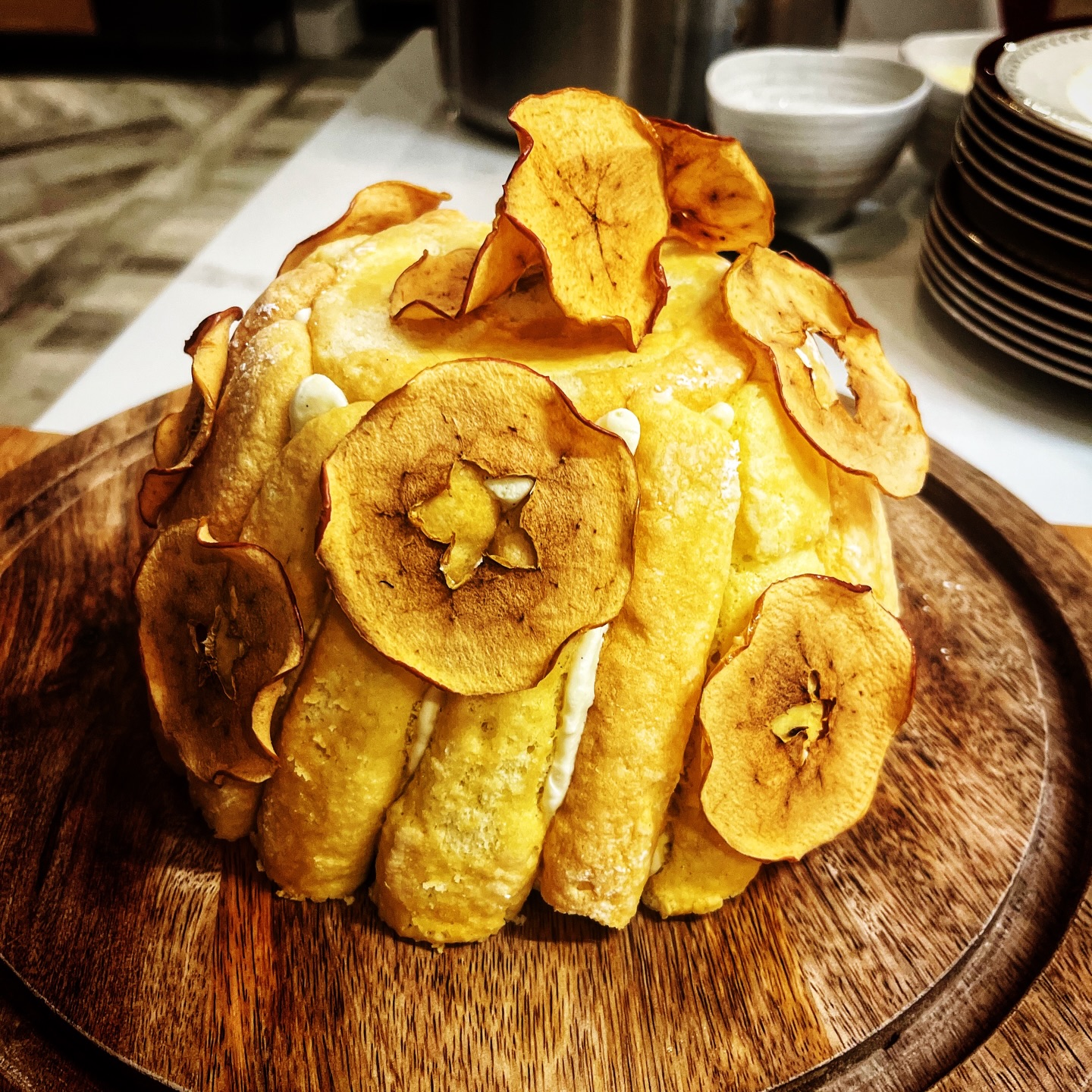 Charlotte aux pommes inspired by a recipe from @richardbertinet #patisserie