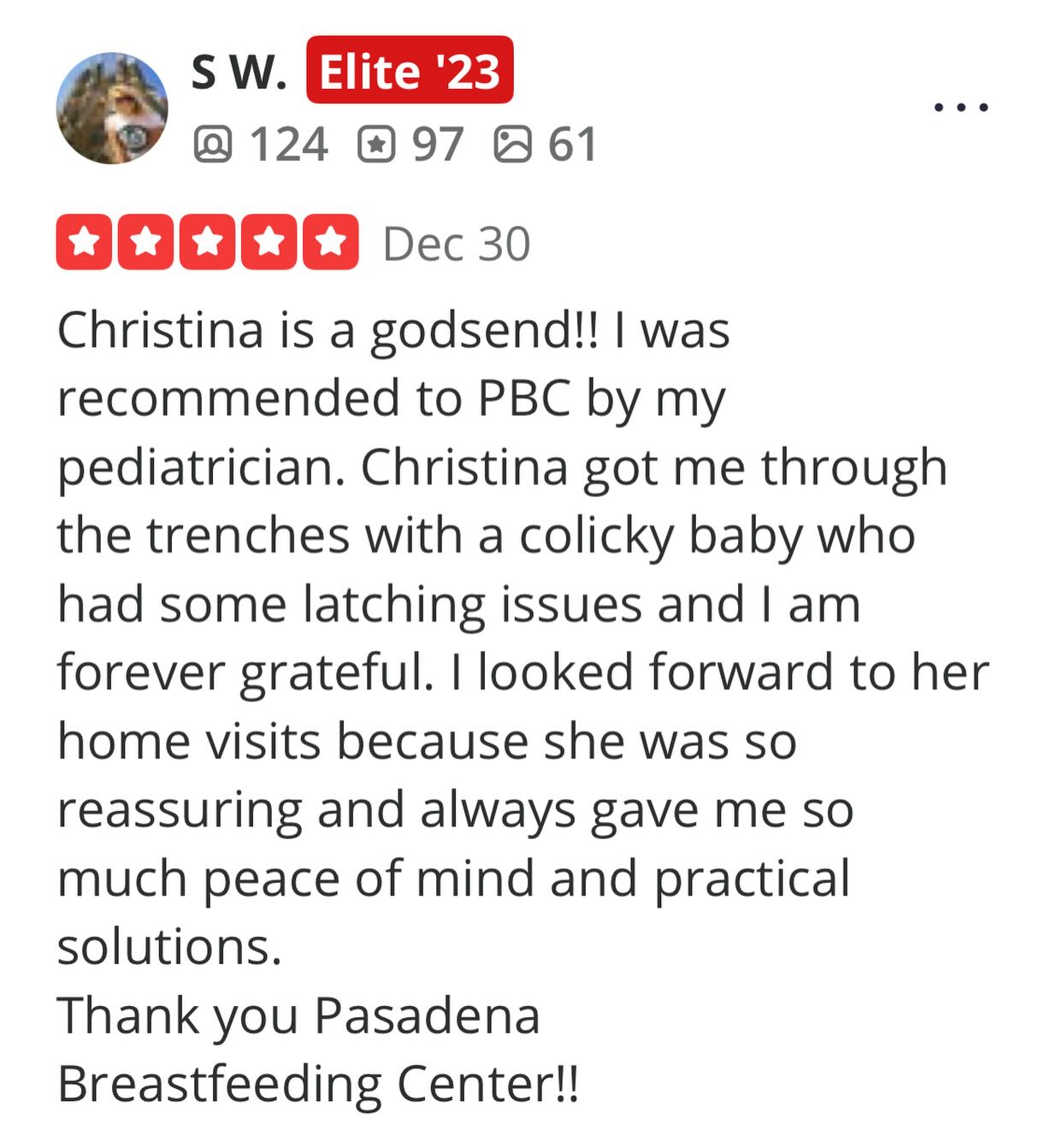 Thank you so much to all our families who trust us with their babies ! We are grateful.