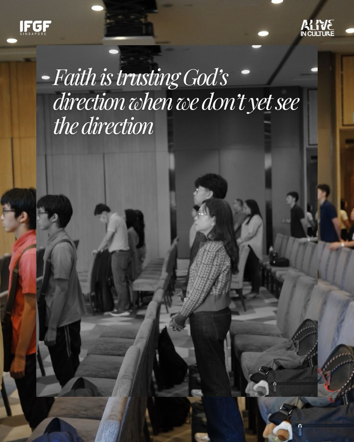 Faith is choosing to trust God, even when the path isn’t clear.