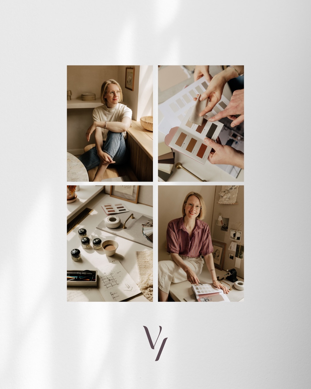 Zum Jahresabschluss möchte ich euch noch dieses wundervolle Personal Brand Shooting zeigen. 📷
Für Anja von Studio Roolf sind Brandfotos entstanden, die ihre Haltung hinter dem Interiordesign sichtbar machen.
Ihren bewussten Umgang mit Farben, Materialien und Proportionen.
Die Ruhe in ihrem Prozess.
Und das feine Arbeiten mit Licht, Form und den Zwischenräumen, das ihre Räume so reduziert, warm und stimmig wirken lässt.
✨ Meine Aufgabe war es, genau diese Essenz zu übersetzen.
Nicht erklärend.
Nicht dekorativ.
Sondern so, dass man sie spürt.
So arbeite ich am liebsten.
Nah am Menschen und an dem, was er oder sie tut. Dort, wo Raum, Persönlichkeit und Haltung ineinandergreifen ☺️
Wenn du gerade an einem Punkt bist, an dem du deine Arbeit klarer zeigen möchtest und Bilder suchst, die mehr erzählen als nur das Offensichtliche, dann ist ein kurzes Kennenlernen oft ein guter Anfang. 🥰
Liebe Anja, dein Gespür für leise, nachhaltige und durchdachte Gestaltung beeindruckt mich jedes Mal aufs Neue. 🤍
📷
Ich bin Vicky – Interior & Brand Fotografin.
Ich entwickle Bildwelten, die nicht nur zeigen, was da ist, sondern spürbar machen, wofür es steht.