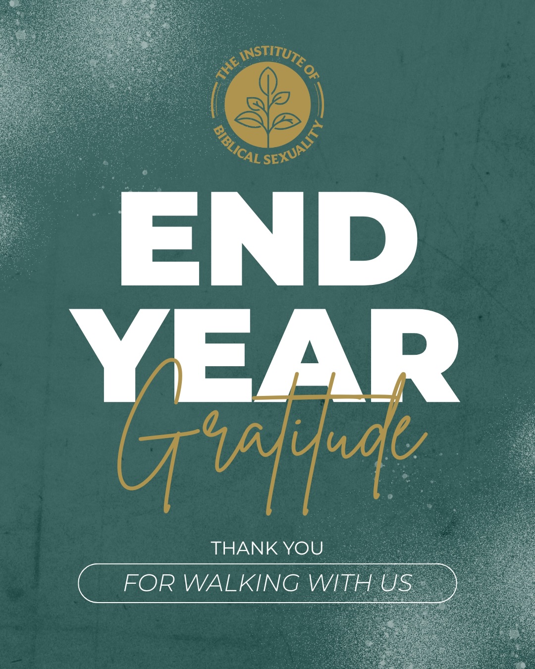 As we close out this year, our hearts are overflowing with gratitude. šš
Thank you to every partner, supporter, student, and friend who prayed, gave, encouraged, and walked with us this year. We have seen God move in powerful ways through the work of the Institute of Biblical Sexuality, and we are humbled to be a part of what He is doing.
If youāre still prayerfully considering an end-of-year gift, there is still time to give. Your generosity helps us continue equipping the Church with truth, compassion, and faithfulness in the year ahead.
Thank you for believing in this mission and helping us step into the new year strong. āØ
#EndOfYearGiving #GratefulHeart #ThankYouJesus #KingdomWork #BiblicalSexuality ChristianMinistry FaithfulStewardship ChurchLeadership EquipTheChurch GospelCentered MinistryPartners
