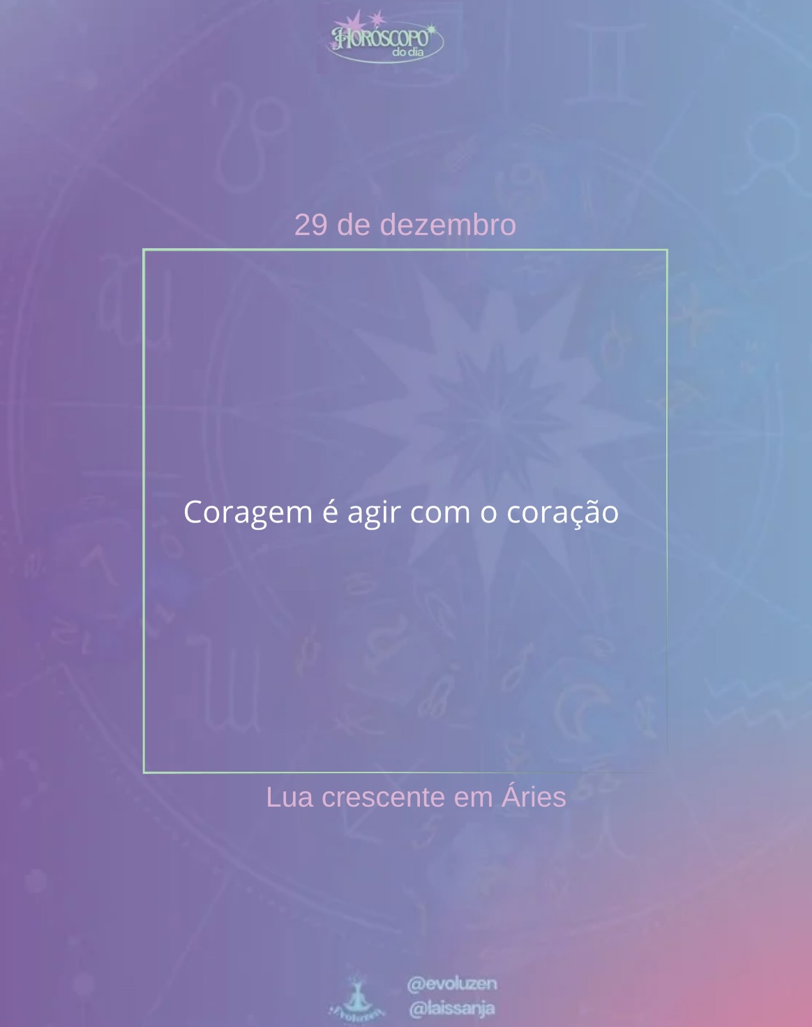 29 de dezembro 🌟💫