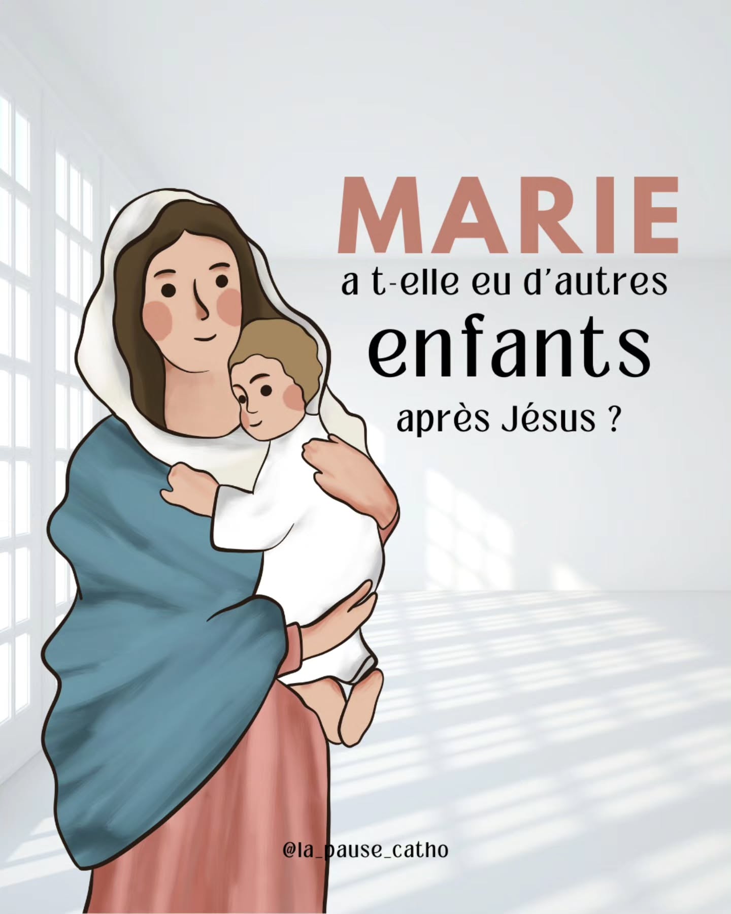 Quelques jours après Noël, une question revient : la Vierge Marie a-t-elle eu d’autres enfants après Jésus ?
Les Évangiles évoquent des « frères et sœurs » de Jésus, ce qui peut susciter des incompréhensions, notamment entre catholiques et protestants.
Pour l’Église catholique, Marie est demeurée vierge avant, pendant et après la naissance du Christ : c’est le dogme de la virginité perpétuelle.
Que disent réellement les textes bibliques ?
Que signifie le mot « frères » dans le contexte culturel et scripturaire de l’époque ?
Et comment le Catéchisme de l’Église catholique éclaire-t-il cette question ?
Nous vous proposons de revenir calmement sur ce sujet souvent débattu, afin de mieux comprendre ce que croit l’Église catholique… et pourquoi.
✅️ 📆 Retrouvez le calendrier catholique méditatif 2026 sur notre site : www.lapausecatho.fr ✨️
_______________________
#calendriercatholique2026 #viergemarie #calendrierchretien