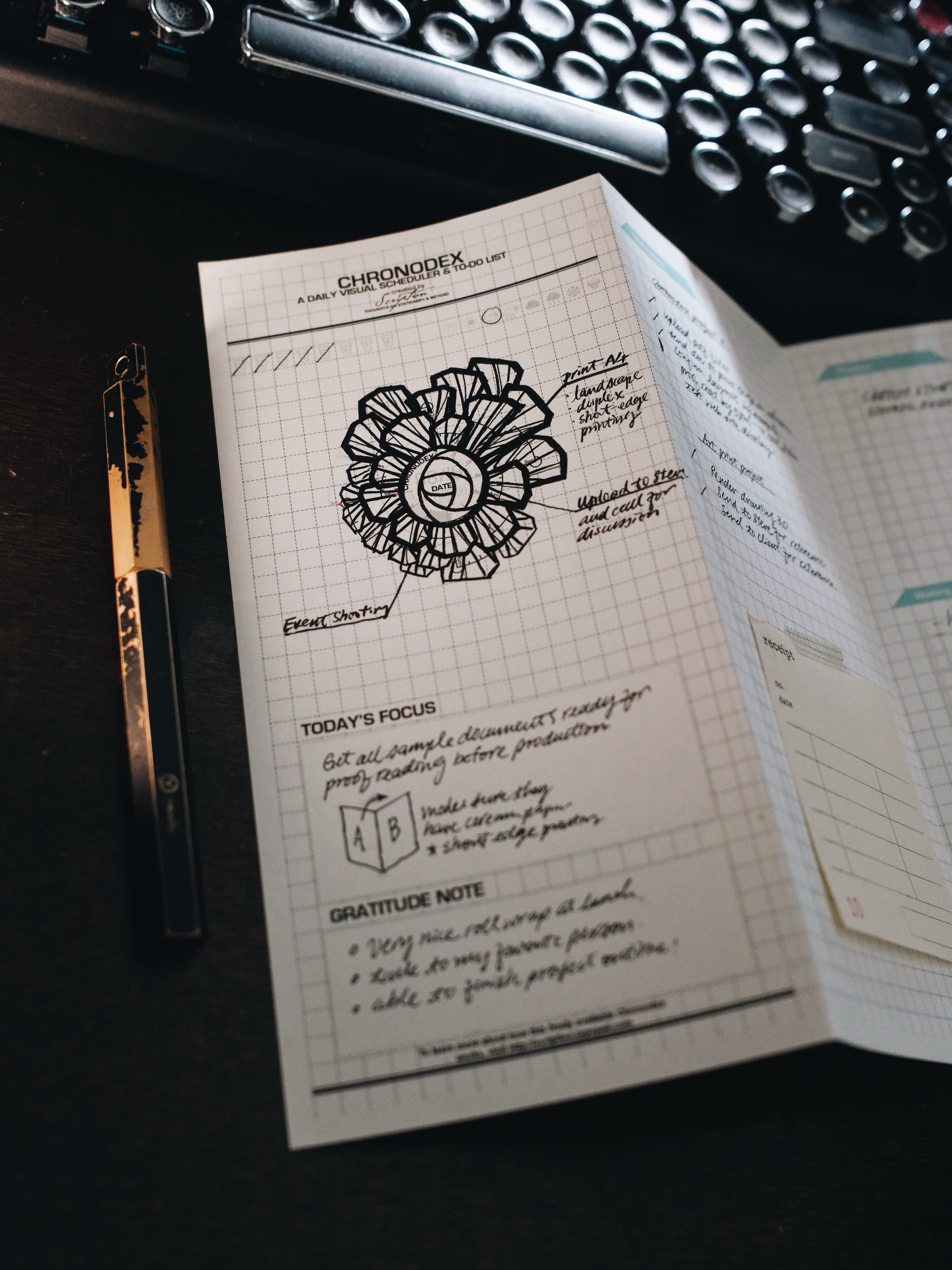 Is your day blooming, even just a little? 🌱 Some days don’t need to be packed to the minute; time feels softer, and that in itself is a quiet luxury. Start with a tiny “focus of the day”, end with one line of gratitude, and let these small rituals become emotional fuel for the long road ahead.
New: a 3-fold undated GTD-friendly Chronodex is coming in 2026 — until then, the 2026 full-year dated Chronodex is ready to help you see time as visual, living possibilities.
#Chronodex #VisualPlanning #GratitudeRitual #PaperPlannerCommunity