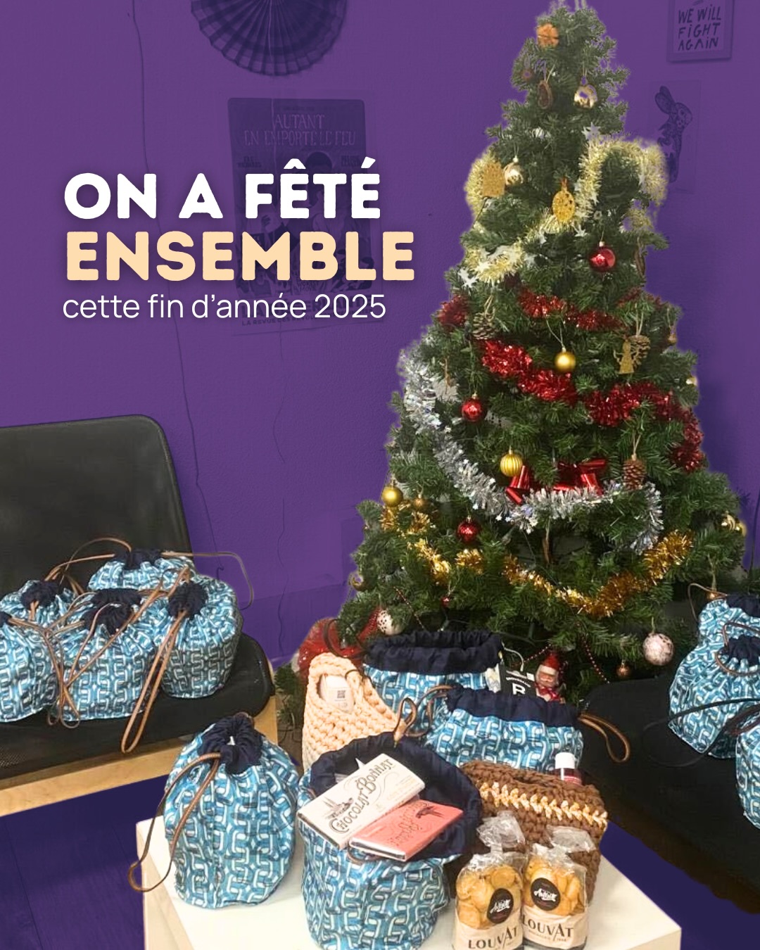 đđ Comme chaque annĂ©e, avant la fermeture des permanences pour quelques jours, on a fĂȘtĂ© toutes ensemble la fin dâannĂ©e autour dâun grand repas et de distributions de cadeaux.
đ«¶đŒ Pour quâon puisse fĂȘter une fin dâannĂ©e de plus en 2026, on a besoin de vos dons : le lien de notre cagnotte est en bio.