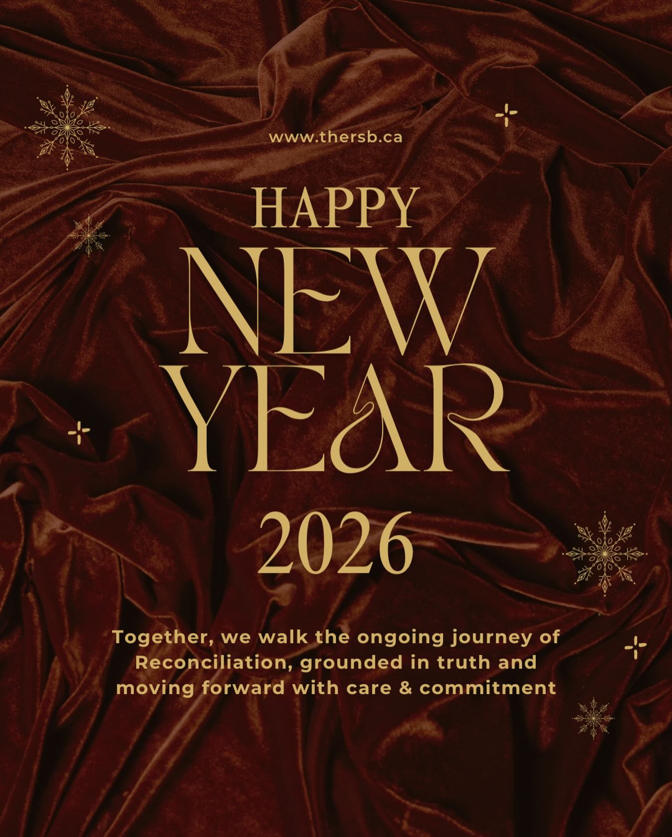 As we welcome the New Year, we carry forward the teachings, relationships and responsibilities that guide this work.
The year ahead invites us to continue listening and learning, and to sit with Canada’s uncomfortable truths including the ongoing realities of Missing and Murdered Indigenous Women, Girls and Two-Spirit people, and the children who remain missing.
Reconciliation is a shared, ongoing journey grounded in reflection and meaningful action.
From all of us at Reconciliation Speakers Bureau, we wish our speakers, partners and communities a year rooted in respect, truth and continued steps towards Reconciliation.
We look forward to continuing this shared journey. 🧡🫶🏻
#reconciliationspeakersbureau #RSBVoices #NewYear #mmiwg2s #missingchildren