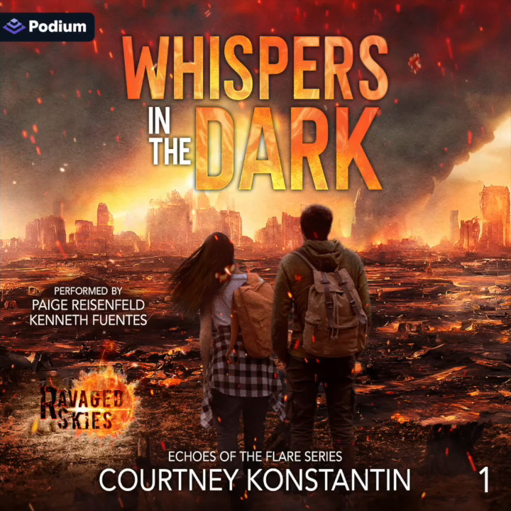 Dual audiobook release day! First up, Whispers in the Dark by @courtney.konstantin_author, a post-apocalyptic survival novel set in the immediate aftermath of a solar flare that plunges the entire planet into a state of crisis and desperate survival. Book one of the Echoes of the Flare series!
I co-narrate with the great Paige Reisenfeld (@paigevoice_official), an awesome collaborator and narrator.
Thank you Podium (@podiumentertainment), especially Gina White (@alice517) and Anna Lyse Erickson, for including me in this great project!
#audiobooks #scifibooks #postapocalypticfiction #books #bookstagram #audiobookstagram #readersofinstagram #dystopian