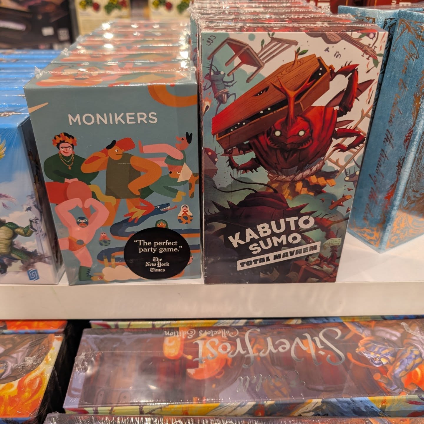 Over at HaikuPop we got some new board games in!
If you want to be competitive we have new games like Kabuto Sumo or Silverfrost. If you want to have a laugh with friends we have newer games such as Monikers or Canvas.
Come in and check them out, and don't forget to miss our board game night every Saturday at 6 pm
#boardgames #haikupopgaming #fun #friends #tabletop