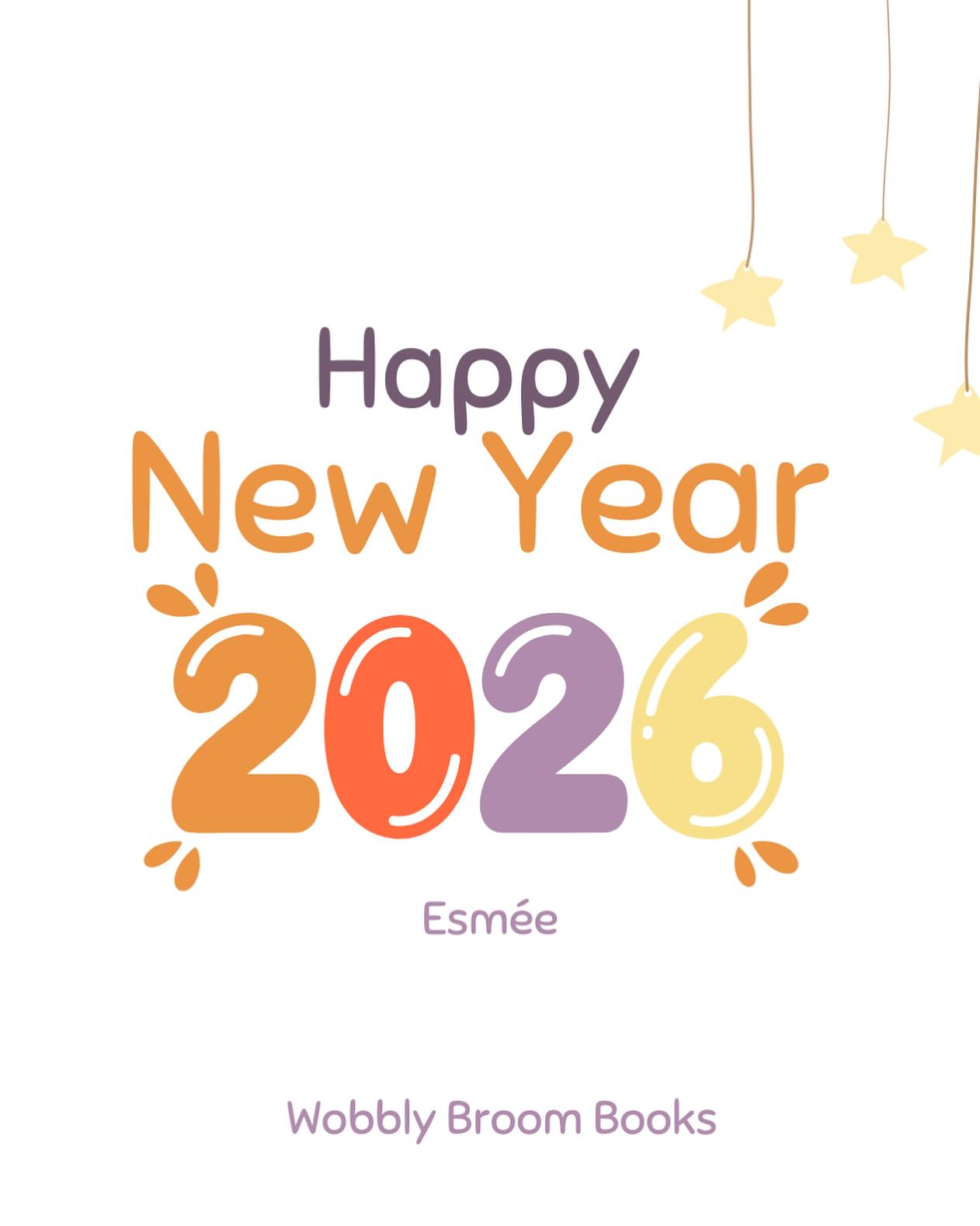 Hello, 2026 ✨
Grateful for the stories told, the lessons learned, and all the magic still to come.
Happy New Year 🤍
— Esmée
#WobblyBroomBooks #KidLitCommunity #AuthorLife #NewYearMagic #ChildrensBooks