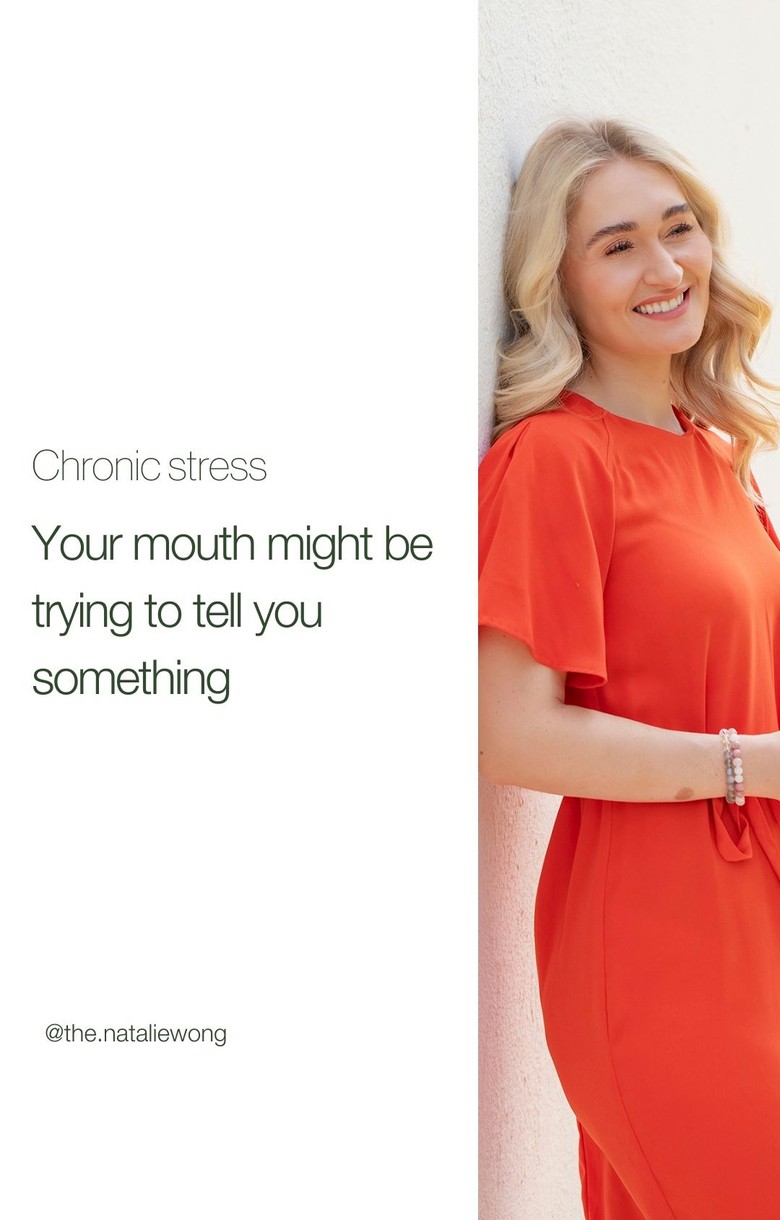 Chronic stress doesn’t just live in your mind - it shows up in your mouth first.
When your nervous system stays in a constant “on” state, saliva flow and composition change. This can increase dryness, inflammation, decay, gum sensitivity, and even clenching or grinding.
Your mouth is one of the earliest mirrors of nervous system imbalance - and ignoring these signals means missing the root cause.
Oral health is never just about teeth. It’s about regulation, breathing, and the nervous system as a whole. 🦷