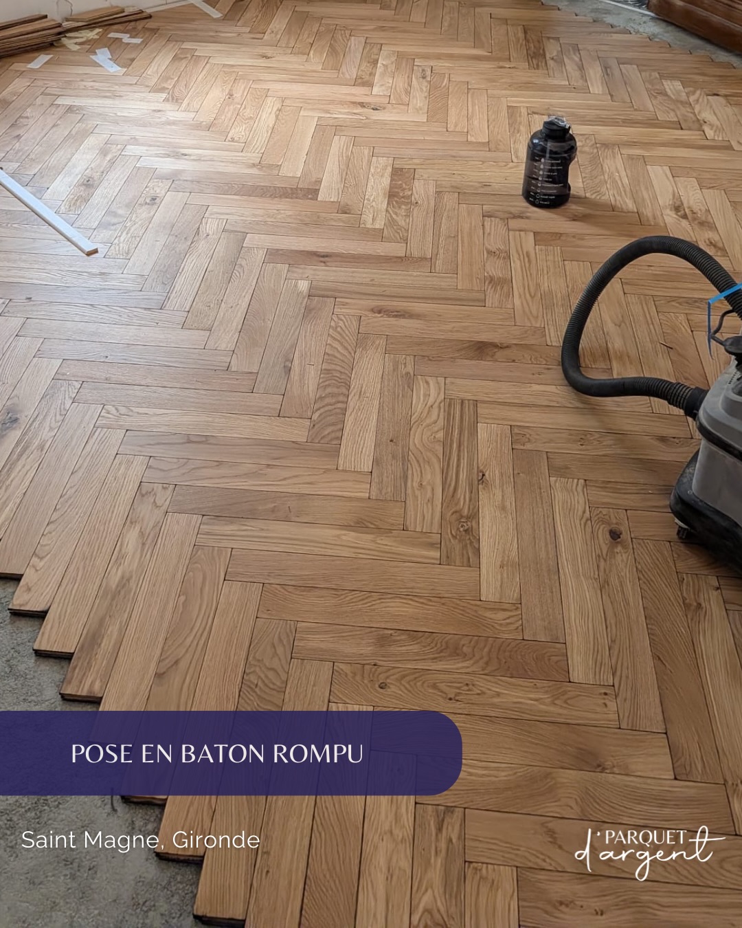 Pose de parquet en bâton rompu réalisée à Saint-Magne 🪵
Ce motif structuré apporte du rythme et du caractère à l’espace, tout en valorisant le bois et les volumes de la pièce.
Chaque lame est posée avec précision pour garantir un alignement régulier et une finition soignée.
Parquet D’argent vous accompagne pour vos projets de pose de parquet, en neuf comme en rénovation.
📩 Demande de devis gratuit via notre site.
#parquetdargent #batonrompu #posedeparquet #parquetmassif #gironde #artisanparquet #travauxinterieur #devisgratuit