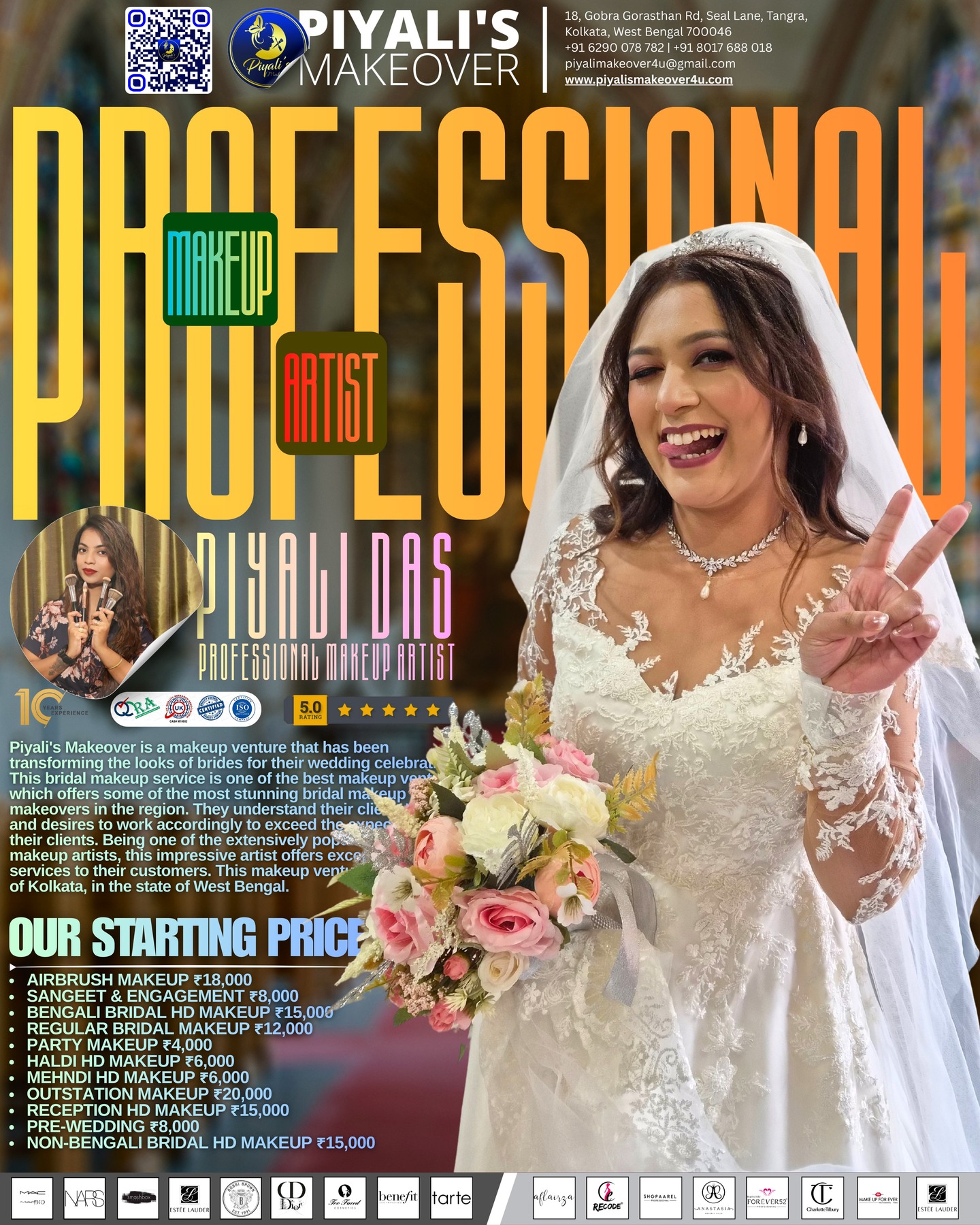 ✨💄 Piyali’s Makeover – Where Every Look Becomes a Statement! 💄✨
Dreaming of a flawless HD makeup look for your special day? 🌸
At Piyali’s Makeover, we specialize in Bridal Makeup, Engagement Makeup, Party Makeup & Festive Glam, designed to enhance your natural beauty and keep you glowing all day 📸✨
🌟 Professional Makeup Artist – Piyali Das
🌟 Premium Products & Skin-Friendly Techniques
🌟 Long-Lasting, Camera-Ready Finish
🌟 Personalized Looks for Every Occasion
📞 Call / WhatsApp: 080176 88018
🌐 Visit Website: www.piyalismakeover4u.com
📍 Book Early – Limited Slots Available
✨ Turn your special moments into unforgettable memories with Piyali’s Makeover ✨
#PiyalisMakeover #PiyaliDas #MakeupArtistInKolkata #ProfessionalMakeupArtist #BridalMakeupArtist #HDMakeup #EngagementMakeup #PartyMakeup #WeddingMakeup #BengaliBridalMakeup #MakeupServices #BeautyExpert #GlamLook #MakeupTransformation #BestMakeupArtist #BookNow #MakeupStudio