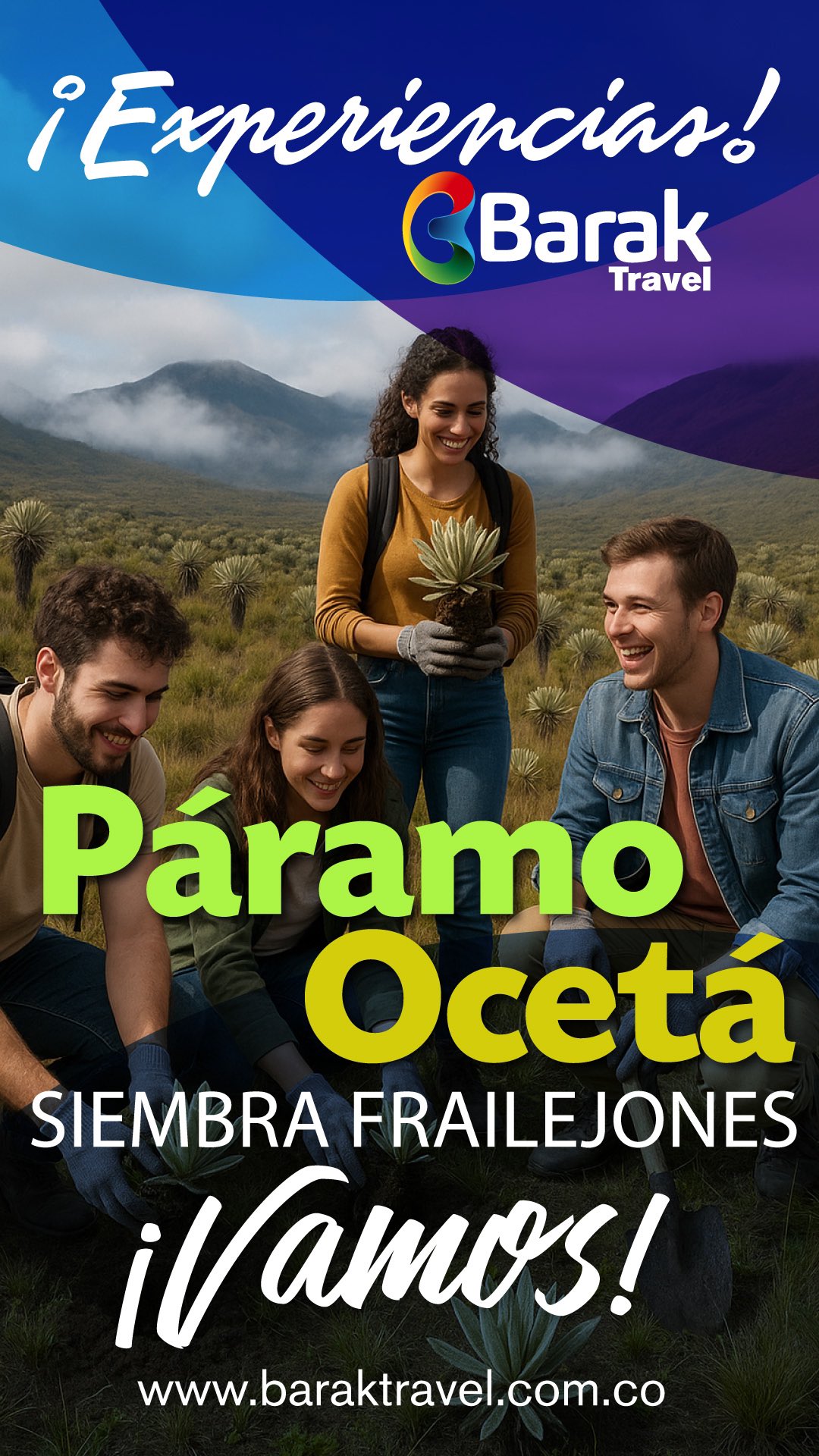 ✨🎄 Una experiencia que va más allá de un viaje…
Nuestros clientes vivieron momentos inolvidables en Tópaga, disfrutando las luces navideñas, recorriendo la magia de Monguí y tocando el corazón del Páramo de Ocetá 🌄💚
Sembrar frailejones, cuidar la creación y ser parte de la renovación de nuestros páramos nos recordó que viajar también es dejar huella… pero una huella de amor 🌱🤍
Gracias por confiar en Barak Travel y permitirnos acompañarlos en experiencias que transforman, inspiran y conectan con lo esencial ✨🙏
#BarakTravel #ViajesConPropósito #ExperienciasQueMarcan #Monguí #PáramoDeOcetá TurismoConSentido 💚✈️