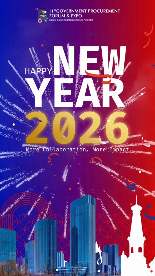 Halo sahabat pengadaan, terima kasih telah menjadi bagian dari ekosistem GPFE dari tahun ke tahun! 🙏🤝
Tahun 2025 dilewati dengan berbagai dinamika yang menguji sekaligus menguatkan mental kita, semoga kita senantiasa refleksi diri dan tetap semangat bahu membahu untuk bangkit.
Di 2026 ini, mari terus berjalan bersama, membangun kolaborasi pengadaan yang kuat, berintegritas, berdampak, inovatif, dan inklusif.
Selamat Tahun Baru 2026! 🥳
Bersama kita bangun pengadaan yang lebih baik untuk Indonesia 🙌🏼
#HappyNewYear2026 #PengadaanBarangdanJasa #expopengadaan #seminarpengadaan