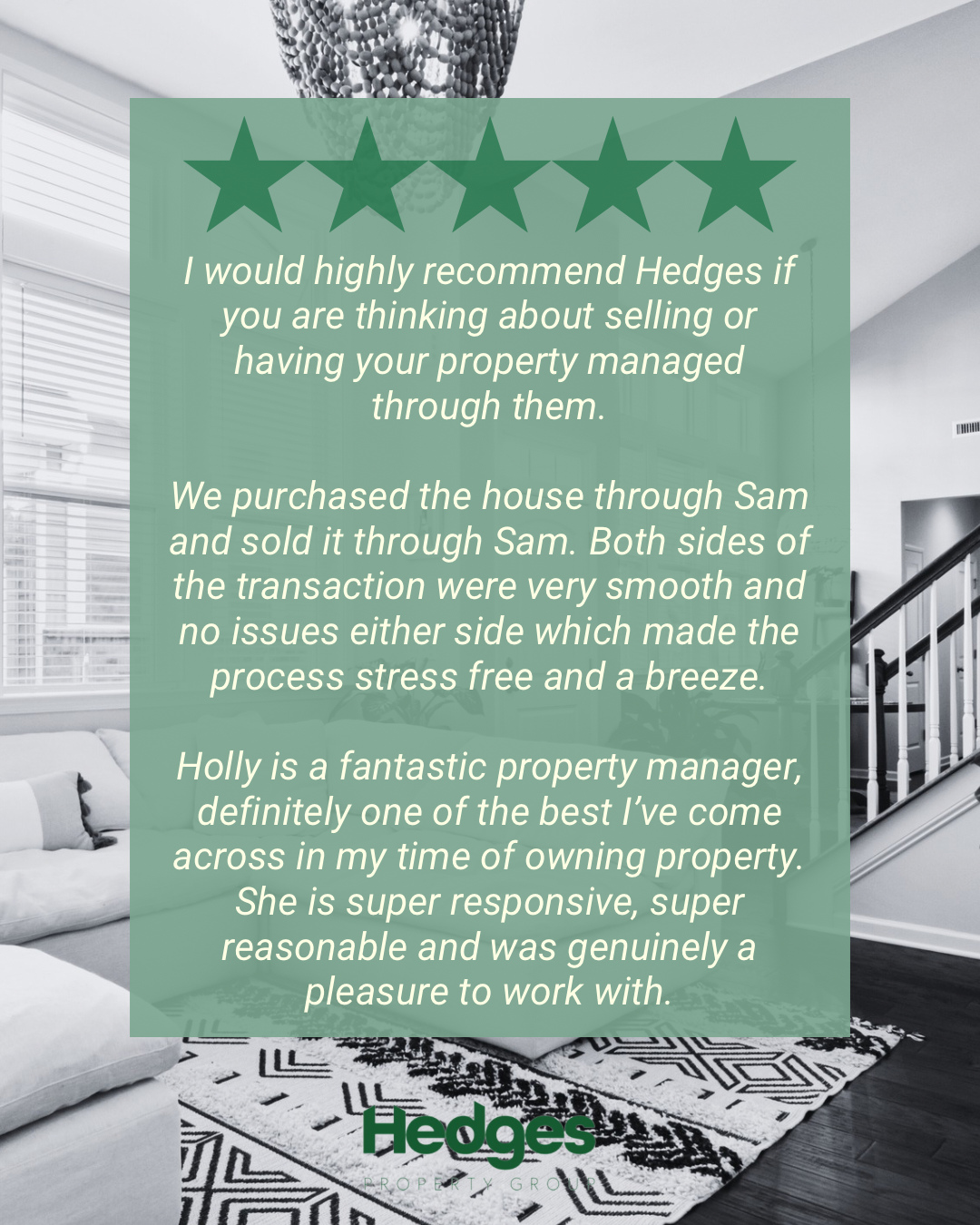 Testimonial
“ I would highly recommend Hedges if you are thinking about selling or having your property managed through them.
We purchased the house through Sam and sold it through Sam. Both sides of the transaction were very smooth and no issues either side which made the process stress free and a breeze.
Holly is a fantastic property manager, definitely one of the best I’ve come across in my time of owning property. She is super responsive, super reasonable and was genuinely a pleasure to work with.”
#perthrealestate #propertyperth #realestateperth #perthhomes #perthbuilders #reiwa #wabuilders #perthbuilder
#realtor #realestateagent #househunting #property #luxuryrealestate #realty #realtorlife #dreamhome #properties #justlisted #broker #newhome #realestatelife #waproperty #perthhouses #perthrealestateagent #perthpropertymarket