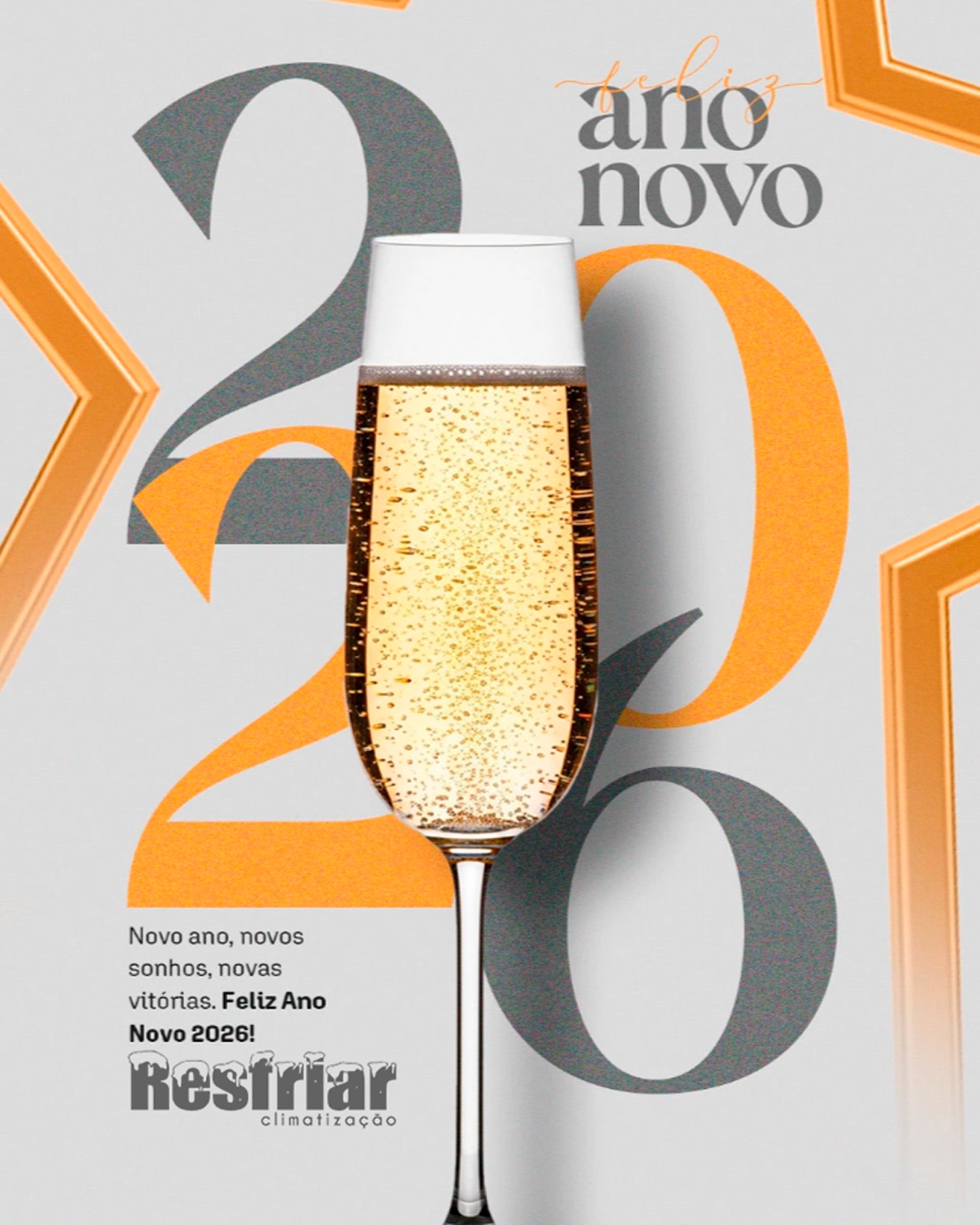 Um brinde a um novo ano cheio de possibilidades.
Que 2026 seja de conforto, crescimento e grandes resultados.
✨ Feliz Ano Novo!