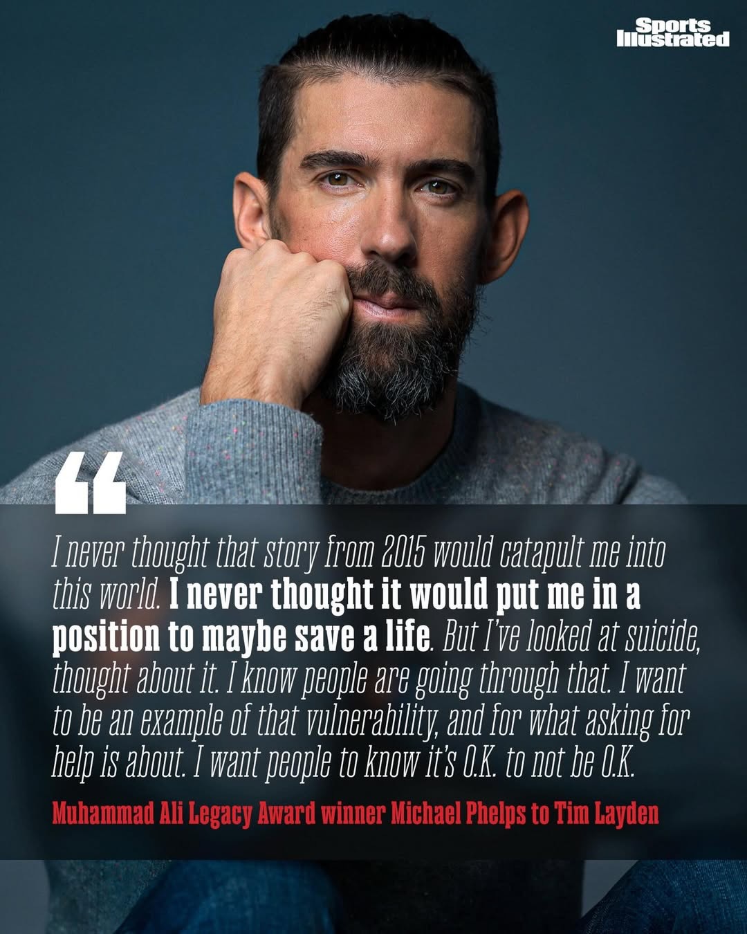 đšMENTAL HEALTHđš
Michael Phelps has been a pioneer in the sports in many ways. But his most profound impact is his openness about #MentalHealth
This post from @sportsillustrated showcases the work heâs done, and how heâs helping athletes around the world understand âitâs okay to not be okayâ.
Just make sure you have trusted people you can go to.
Follow @findjoeflow for more mental game tips đ§
⢠⢠â˘
#michaelphelps #mentalhealthsupport #mentalhealthforathletes #athletes