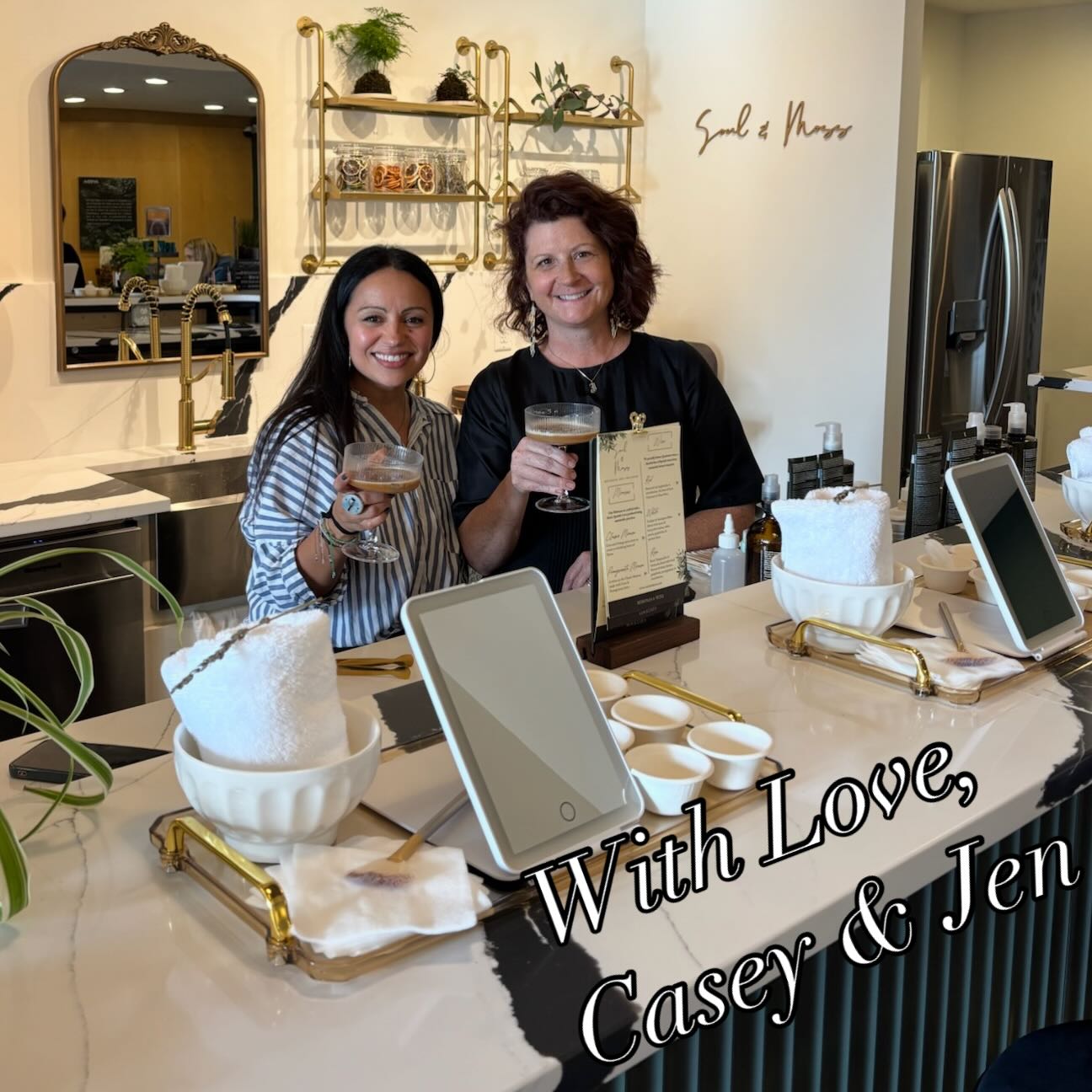 We want to take this time to thank all of our amazing customers and staff for the love and support as we rolled out Soul & Moss this year. It’s been a year of enormous growth for us while we worked through the balance, challenges and relishing in the beauty and success of the services we dreamed up. Thank you all and cheers to the new year to come!
Our best wishes,
Jen Dayo and Casey Hunt