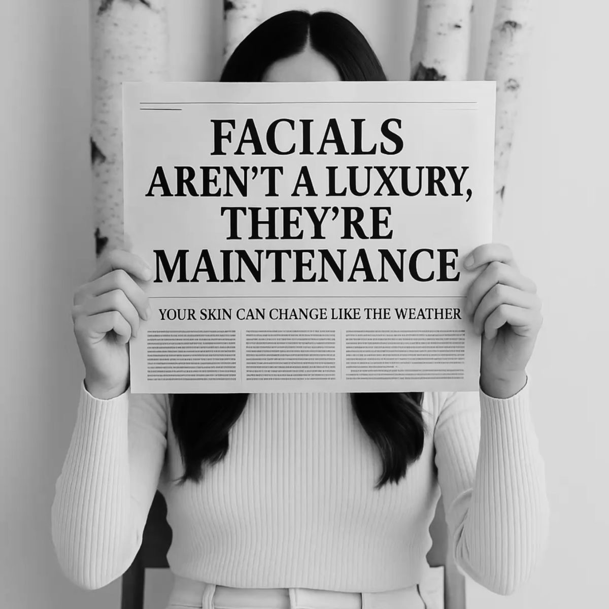 Your skin tells your story—care for it, and it tells a better one. Booking in bio.