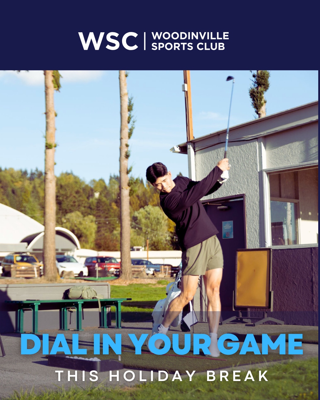 Make the most of your time off. Our driving range offers the perfect opportunity to work on your technique, dial in your distances, and build consistency before the new year. Bring the family and turn practice into quality time. Covered bays, free Toptracer, and snacks and beverages. See you at the range!
Early close (2:30pm) New Year's Eve