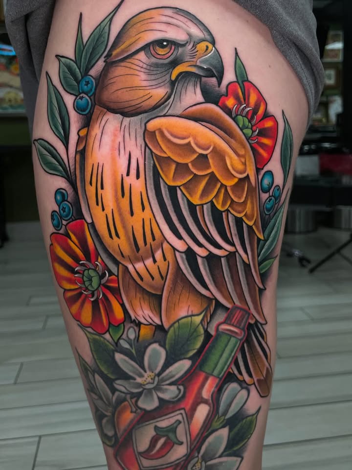 2025 was a year of tattoos for me & I’m hoping to add more in 2026. ☺️✨After many weird & negative tattoo experiences with previous artists I’m so happy to have found an awesome shop & awesome tattoo artist. Thank you so much @skylerjinxtattoos & @coppercoiltattoo for the welcoming environment and high quality life-long art I get to walk around with! Not only did I add on to my existing tattoos but I also got to experience some firsts this year too! I went to my first ever tattoo convention back in June and then two more throughout the year, with two out of the three being Spooky Empire. So much fun! Plus I got to meet David Howard Thornton (Art the Clown) and get an autograph & photo opp.
.
#tattoo #neotradtattoo #neotraditionaltattoo #colortattoo #tattoocommunity