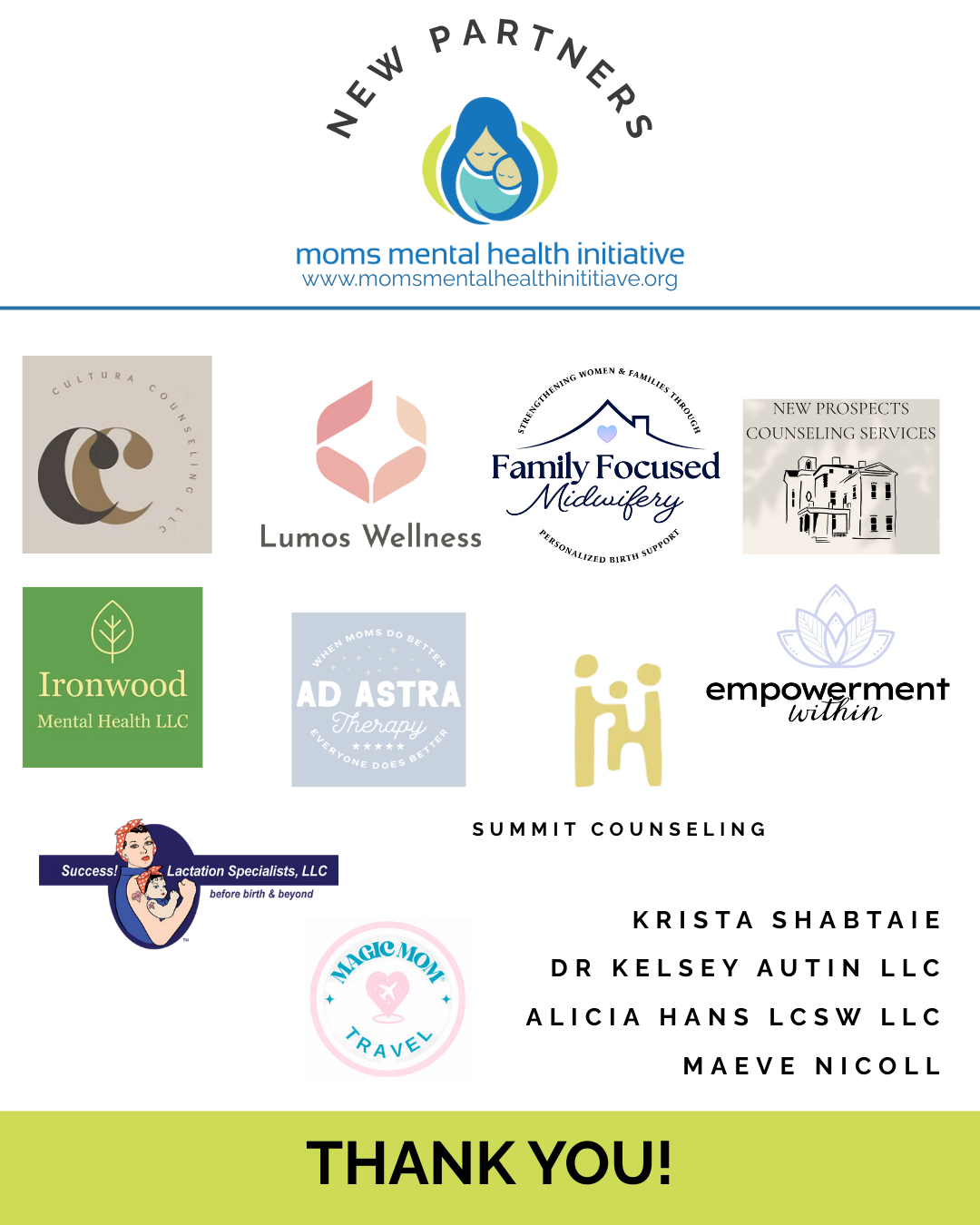 This Fall, we tried something new! We started our partnership program, which enables us to continue and even grow our work through the support of our existing partners. These incredible organizations jumped at the chance to support our work- we couldn't be more grateful! 💙
#2025 #2025highlights #partners #thankyou