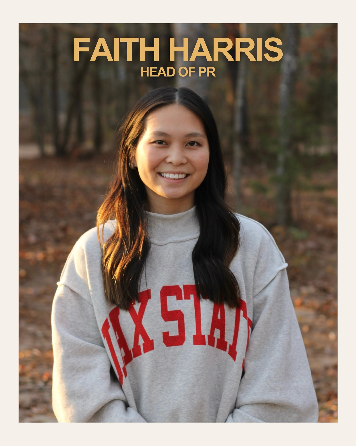 Now introducing our Head of PR, Faith Harris!
She promotes The Mountain Retreat through creative media and outreach to invite incoming students to a Christ-centered experience. Swipe to see her prayer for this retreat.