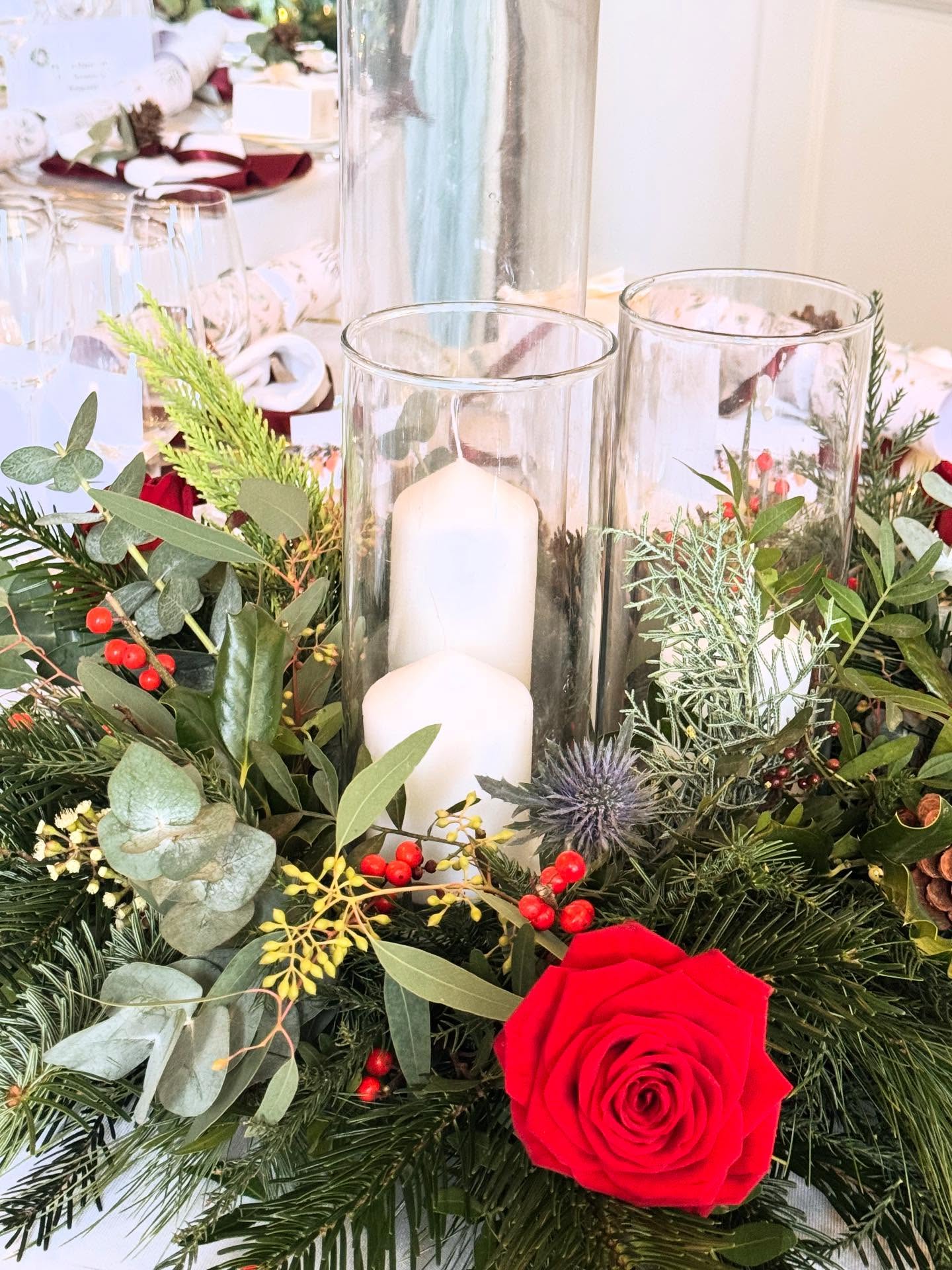 Let’s talk Xmas weddings!
We just adore this time of year for your wedding - darker days with romantic candlelight, seasonal foliage and using the time of the year to drive your wedding styling and embrace your guests in this time of the year! this wedding certainly was a wow factor @matfenhall hotel we loved every minute of styling it! Check out the cake table!
#northumberlandstyling #gatesheadstylist #weddingstyling