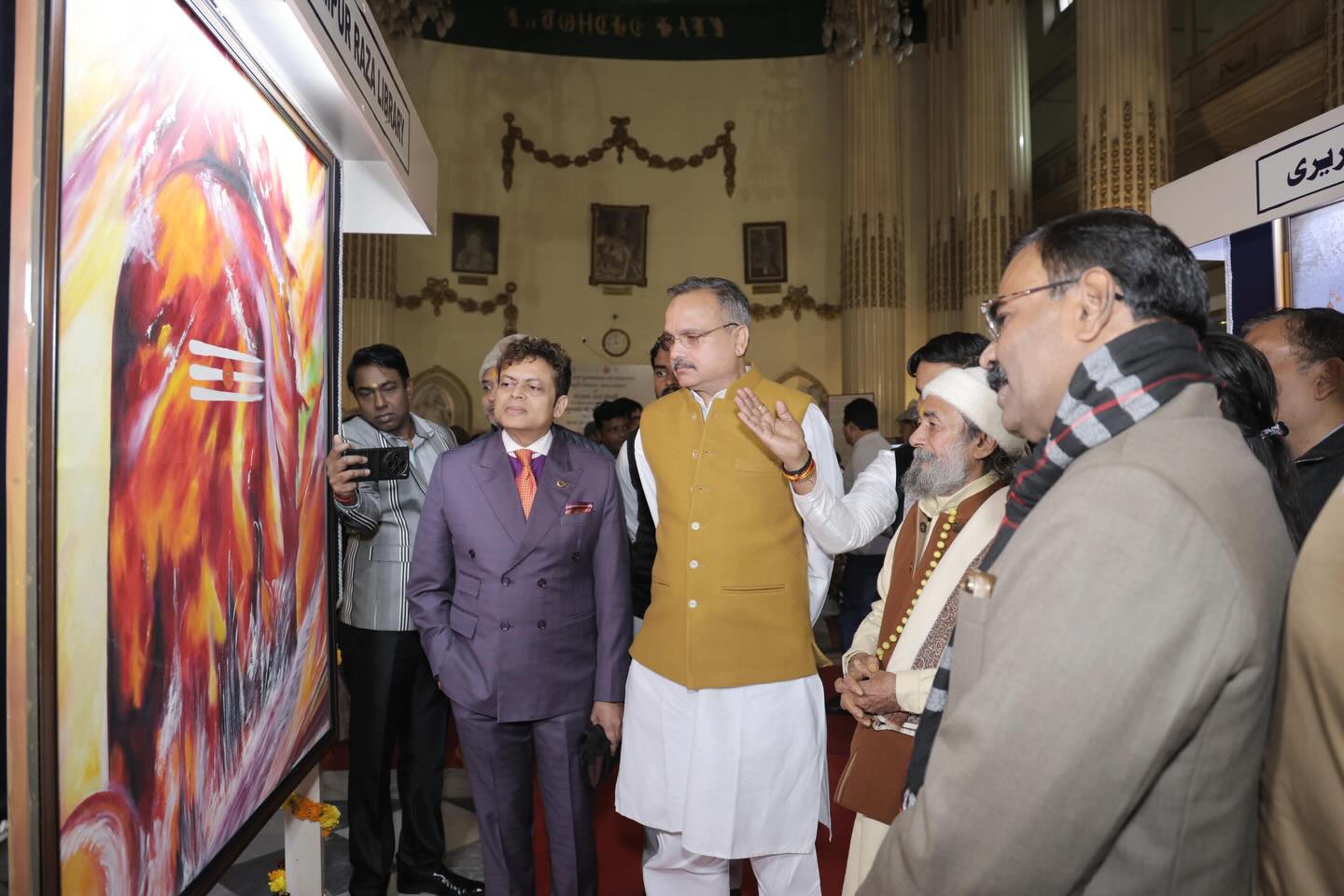 An Art Exhibition, Talk and Cultural programme titled "Manushyata Ke path Pradarshak Shree Ram" in association with Rampur Raza Library, Ministry of Culture.