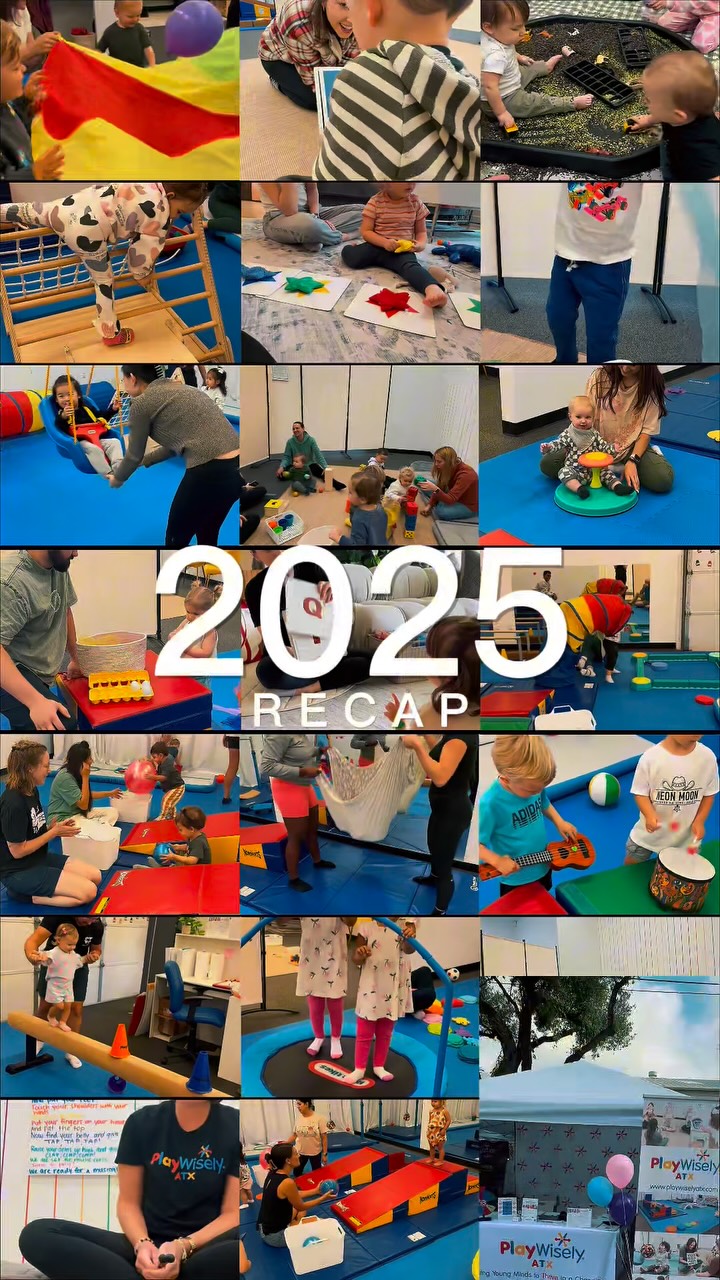 As we wrap up the year, we’re feeling so grateful for our PlayWisely ATX families. ❤️💛💙 Thank you for trusting us with your little ones, showing up for play, and supporting a local, family-owned business. Here’s to more learning through play, friendships, community, growth, and fun in the year ahead ✨ Happy New Year!