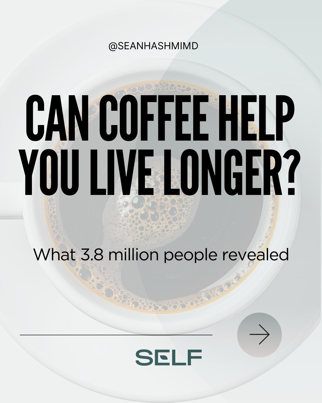 A meta-analysis of 3.8 MILLION people found that moderate coffee drinkers had a 10-20% lower risk of death from all causes.
But here's what most people miss: TIMING matters.
Morning coffee drinkers had a 30% lower risk of cardiovascular death. All-day sippers? No benefit.
Swipe for the evidence-backed protocol.
Save this post if you drink coffee daily.
Full breakdown on YouTube (link in bio)
---
References:
1. Kim Y, et al. Coffee consumption and all-cause and cause-specific mortality: a meta-analysis. Eur J Epidemiol. 2019;34(8):731-752.
2. Wang X, et al. Coffee drinking timing and mortality in US adults. Eur Heart J. 2025;46(8):749-759.
3. Ungvari Z, Kunutsor SK. Coffee consumption and cardiometabolic health. GeroScience. 2024;46(6):6473-6510.
---
#coffeeandlongevity #longevity #evidencebasedmedicine #healthyaging #coffeescience #morningcoffee #healthtips #nephrology #kidneydoctor #seanhashmimd