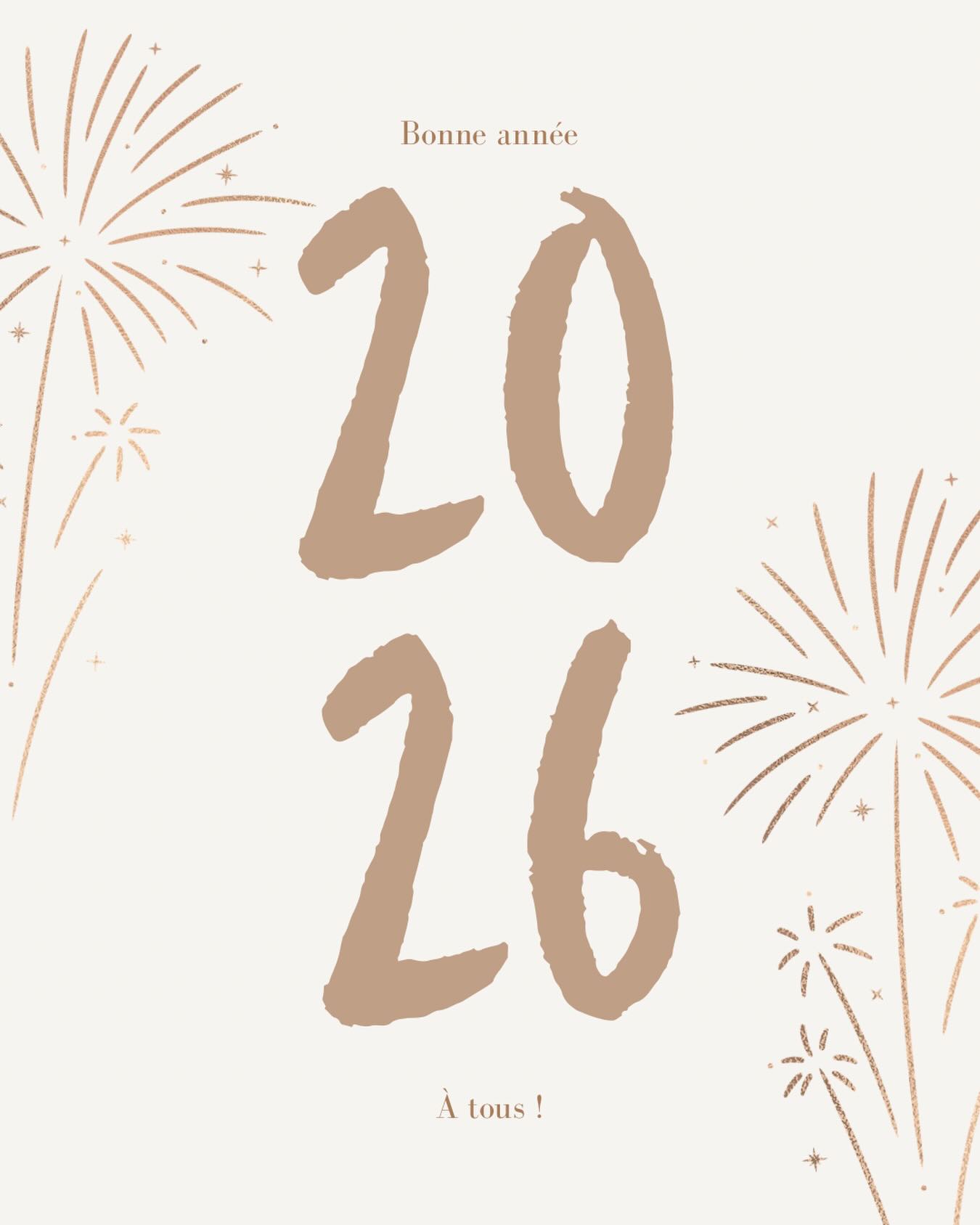 Belle année 2026 à tous 💫