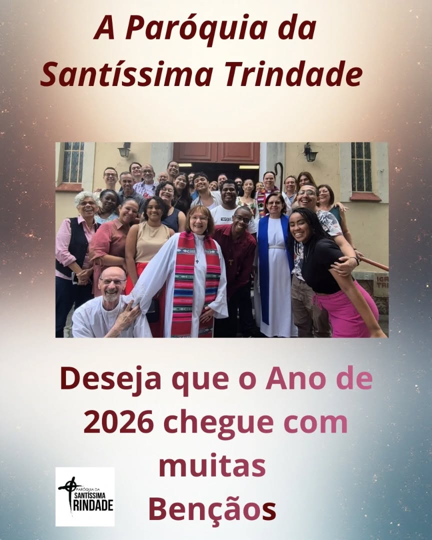 Agradecemos a todas as pessoas que estiveram conosco em 2025, apoiando nossas atividades e orando por nossa amada paróquia.
O ano de 2026 vem chegando, trazendo esperança, amor e muita fé. Somos motivados pela fé a continuar a caminhada, enfrentando novos desafios, celebrando a vida e defendendo a vida e a dignidade humana.
Nosso muito obrigado! Que a Divina Ruah esteja guiando cada passo em 2026.
Seguimos firmes na caminhada, certos de que o amanhã o Deus bondoso cuidará.
“Entrega o teu caminho ao Senhor, confia nele, e ele agirá.”
Salmos 37,5