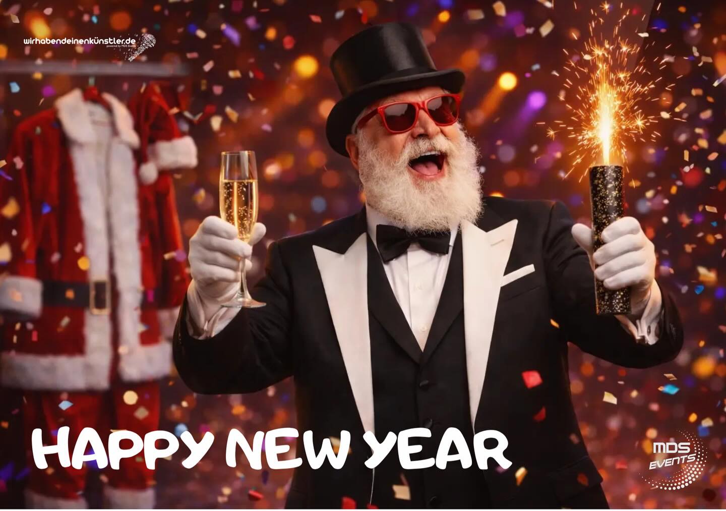 Wir wünschen ein frohes und gesundes neues Jahr und freuen uns auf die vielen neuen Projekte und Events