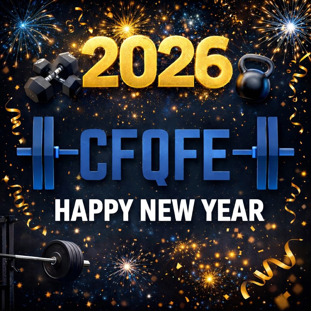 New year. Same standard. Higher levels.
Welcome to 2026. 💪🔥
#CFQFE #EarnedNotGiven #NewYearNewPRs