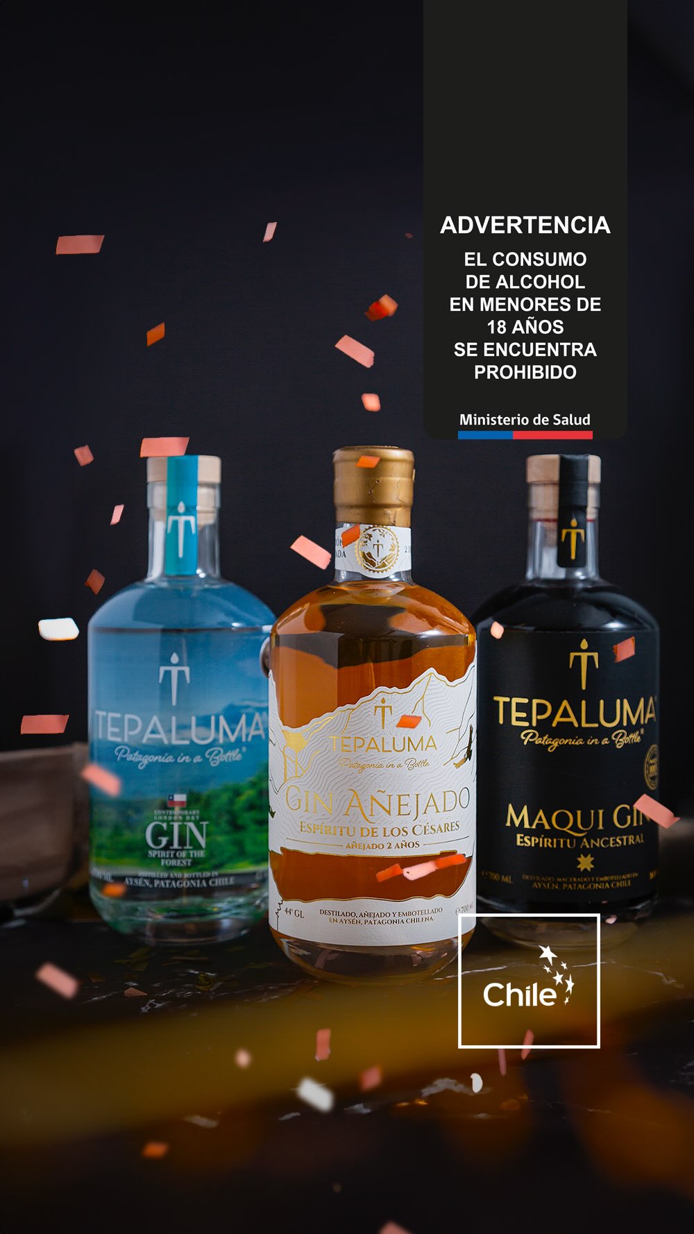 ¡Qué año más épico!
Lanzamientos, nuevas aventuras, ferias, viajes y miles de sonrisas compartidas. Gracias por acompañarnos en este viaje salvaje.
Que el próximo año sigamos llevando el Espíritu del Aysén Patagonia a nuevas fronteras. 🥃✨
Real. Salvaje. Icónico. Tepaluma®
📍 En la Región de Aysén distribuye Gran Calafate (+56 9 3233 0996) y nos encuentras en un sinnúmero de botillerías, supermercados y tiendas especializadas.
….
⚠️ ᴀᴅᴠᴇʀᴛᴇɴᴄɪᴀ: ᴇʟ ᴄᴏɴsᴜᴍᴏ ɴᴏᴄɪᴠᴏ ᴅᴇ ᴀʟᴄᴏʜᴏʟ ᴅᴀñᴀ ᴛᴜ sᴀʟᴜᴅ I ɴᴏ ʙᴇʙᴇʀ ᴀʟ ᴄᴏɴᴅᴜᴄɪʀ I ʀɪᴇsɢᴏ ᴘᴀʀᴀ ᴛᴜ ʙᴇʙé I ɴᴏ ʙᴇʙᴇʀ ᴍᴇɴᴏʀᴇs ᴅᴇ 𝟷𝟾 ᴀñᴏs I ᴍɪɴɪsᴛᴇʀɪᴏ ᴅᴇ sᴀʟᴜᴅ
ℹ️ᴠᴀʟᴏʀ ᴇɴᴇʀɢéᴛɪᴄᴏ ᴅᴇ ᴛᴇᴘᴀʟᴜᴍᴀ ɢɪɴ: 𝟸𝟺𝟶 ᴋᴄᴀʟ ᴘᴏʀ ᴄᴀᴅᴀ 𝟷𝟶𝟶 ᴍʟ I ᴛᴇᴘᴀʟᴜᴍᴀ ᴍᴀǫᴜɪ ɢɪɴ: 𝟸𝟷𝟽 ᴋᴄᴀʟ ᴘᴏʀ ᴄᴀᴅᴀ 𝟷𝟶𝟶 ᴍʟ I ᴛᴇᴘᴀʟᴜᴍᴀ ɢɪɴ ᴀñᴇᴊᴀᴅᴏ: 𝟸𝟺𝟻 ᴋᴄᴀʟ ᴘᴏʀ ᴄᴀᴅᴀ 𝟷𝟶𝟶 ᴍʟ
#TepalumaGin #Patagonia #chile #recap #CarreteraAustral