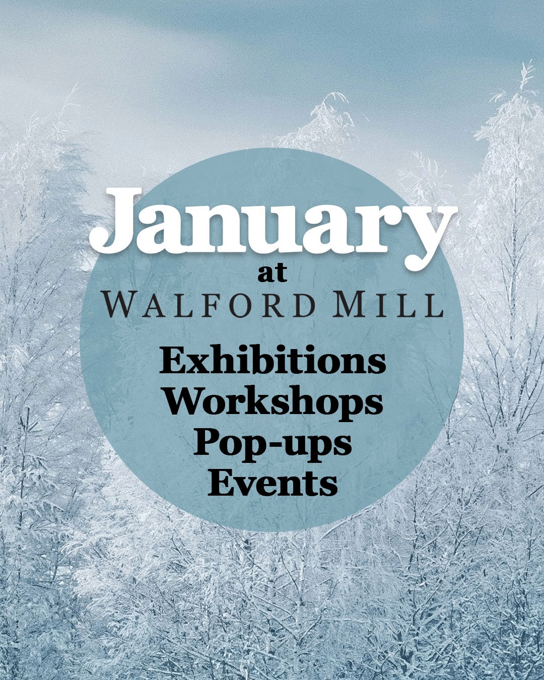 Happy New Year! 2026 is Walford Mill Crafts 40th birthday so we have LOTS of lovely things planned later in the year for you to help us celebrate this milestone.
We re-open Wednesday 7th January 10am where usual opening hours resume (Wed-Sat 10-5, Sun 11-4)
January at Walford Mill Crafts is quieter - we pause the monthly courtyard market lest we freeze 🥶, but there’s still plenty to see!
Our exhibition programme begins with ‘A Splash of Colour’ - 100 vibrant paintings fill the brick gallery with a riot of colour as we enjoy artwork from under 9s pupils from Witchampton and St John’s First Schools. Join us on Sunday 11th Jan 1-3pm to celebrate the opening. All welcome.
There’s a couple of FREE drop-in family painting workshops to coincide with our under 9s exhibition - 10th Jan 1-3pm and 18th Jan 12.30-3.30.
Following on from that we welcome Anna Kleese with her first solo exhibition “Textural Waves’ which runs from 28th Jan until 15th February.
Workshops continue and there’s oil painting, silver clay, Indian block printing and lino cut printing - see our website and use the links to book direct with the tutors.
Pop up studio space is available to rent for just £50 per week - use it to sell your crafts, get valuable feedback, test new markets and enjoy being a seller at the mill. Weeks run from Wed to Sunday for £50. DM for more info.
Our after school children’s art club for 8-16 years returns for sprint term on Wednesday 7th Jan and there’s a rare opportunity as spaces are available! DM for info.
Our resident embroidery queen @jagembroidery popular 8 week embroidery course begins 27th Jan. DM for info.
And on top of all that we have our resident artists selling everything from pottery and ceramics, original art, prints, greeting cards, silk scarves, jewellery, textiles and papercuts.
And with @littlepickleatthemill in our courtyard serving the best lunches in town, there’s even more reason to visit.
FREE entry, dogs welcome and wheelchair friendly.
Opening hours: Wednesday to Saturday 10am-5pm and Sundays 11am-4pm (closed to the public Mondays and Tuesdays)
See you soon!
#walfordmillcrafts #wimborne @wimbornebid
