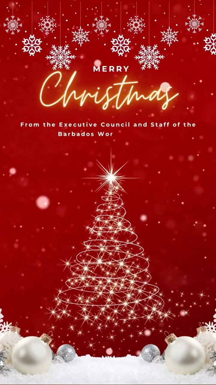 Christmas reminds us of togetherness, unity, and hope; values we stand on every day. From the Executive Council and staff of the Barbados Workers’ Union, we wish you a Merry Christmas and a prosperous 2026. ✊🏽