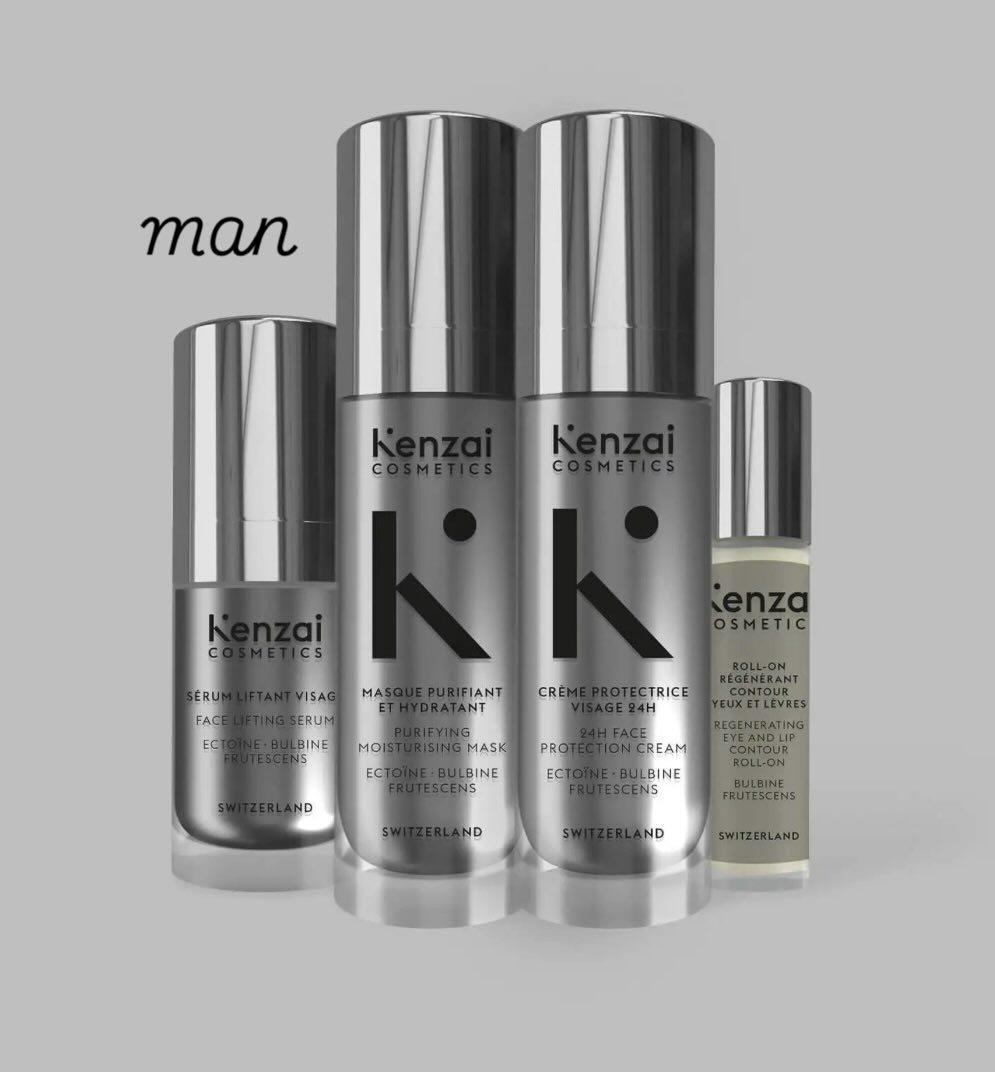 Kenzai products are characterized by their PROTECTION AGAINST BLUE LIGHT One of the three main causes of skin aging
In an ultra-digitized world, Kenzai Cosmetics has developed a range that protects the skin from the harmful effects of blue light and environmental pollution.
Emitted by smartphones, computers, televisions, LED lighting, and the sun, blue light has the shortest wavelength in the visible spectrum, but the highest light energy. As a result, it penetrates deeper into the skin, potentially damaging it down to the hypodermis #quality #skincare #cleanbeaiutyrevolution #madeinswitzerland #soinsnaturels